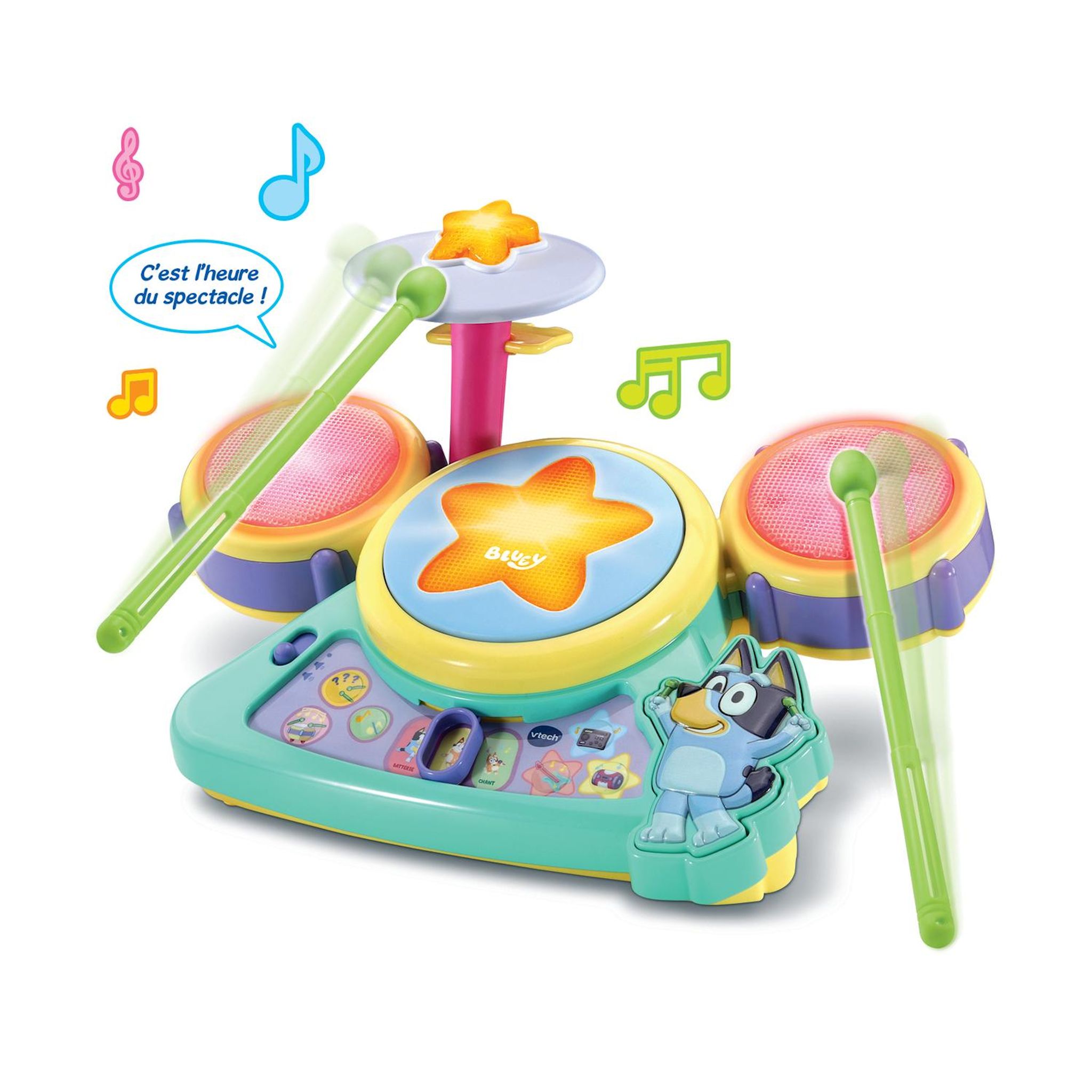 VTECH La batterie interactive de Bluey