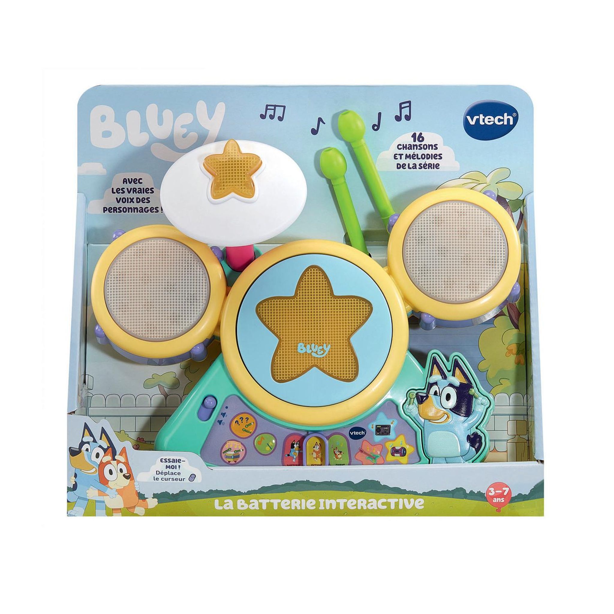 Voir la diapositive 7 : VTECH La batterie interactive de Bluey