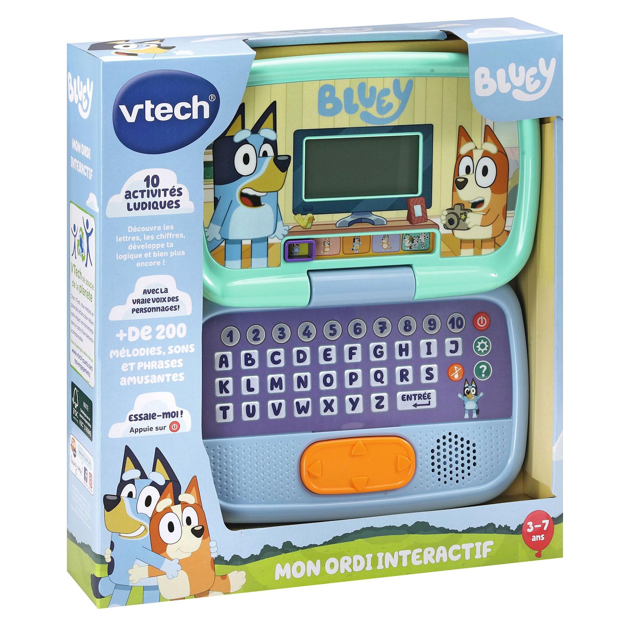 Voir la diapositive 3 : VTECH Mon ordi interactif Bluey