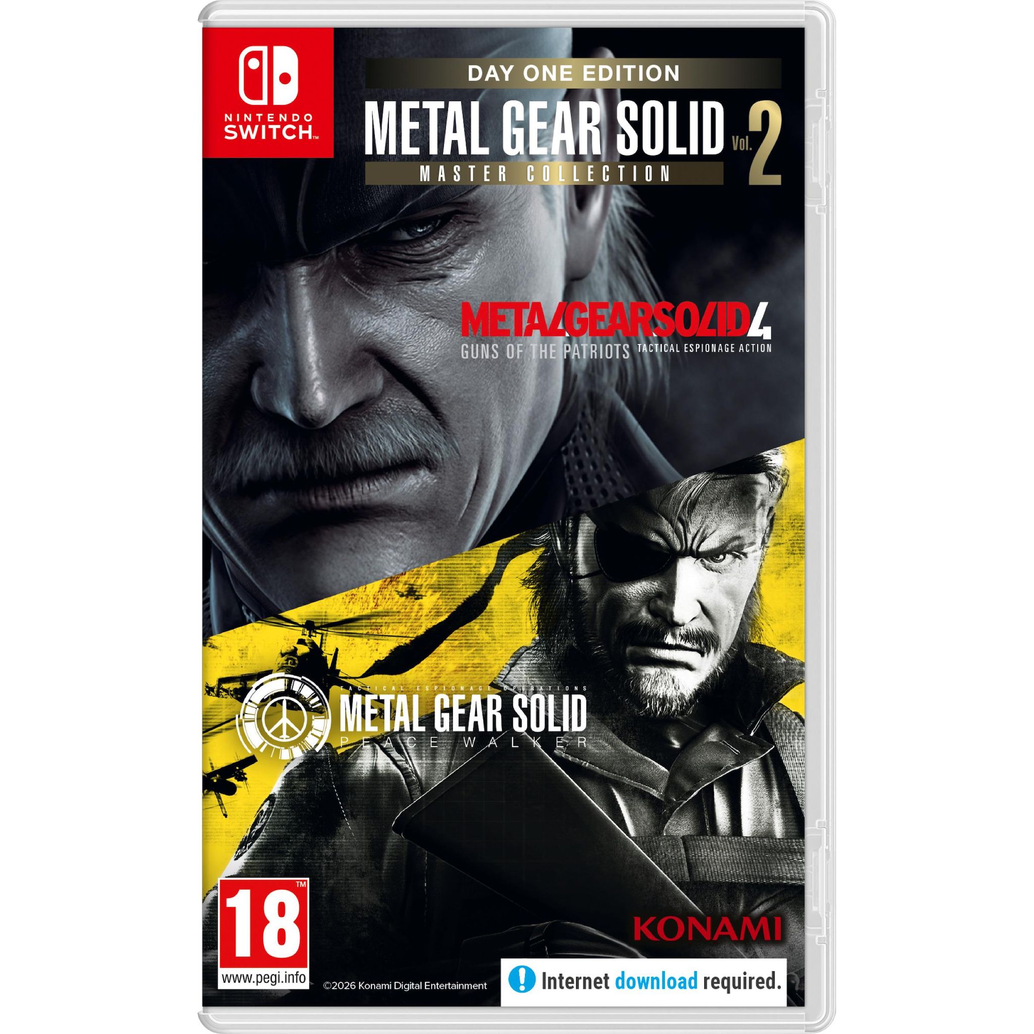 Metal Gear Solid Master Collection Vol.2 D1 Nintendo Switch