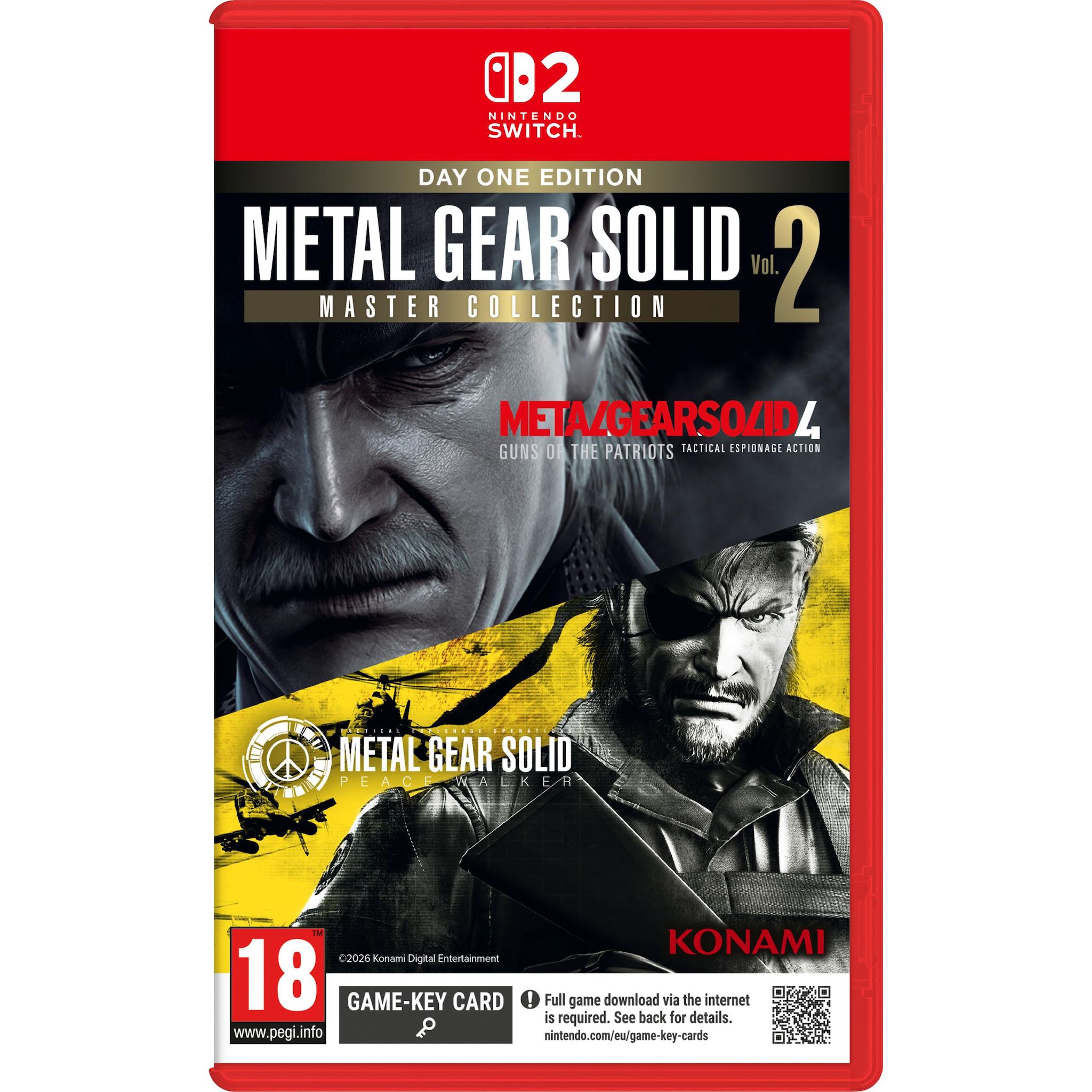 Metal Gear Solid Master Collection Vol.2 D1 Nintendo Switch 2
