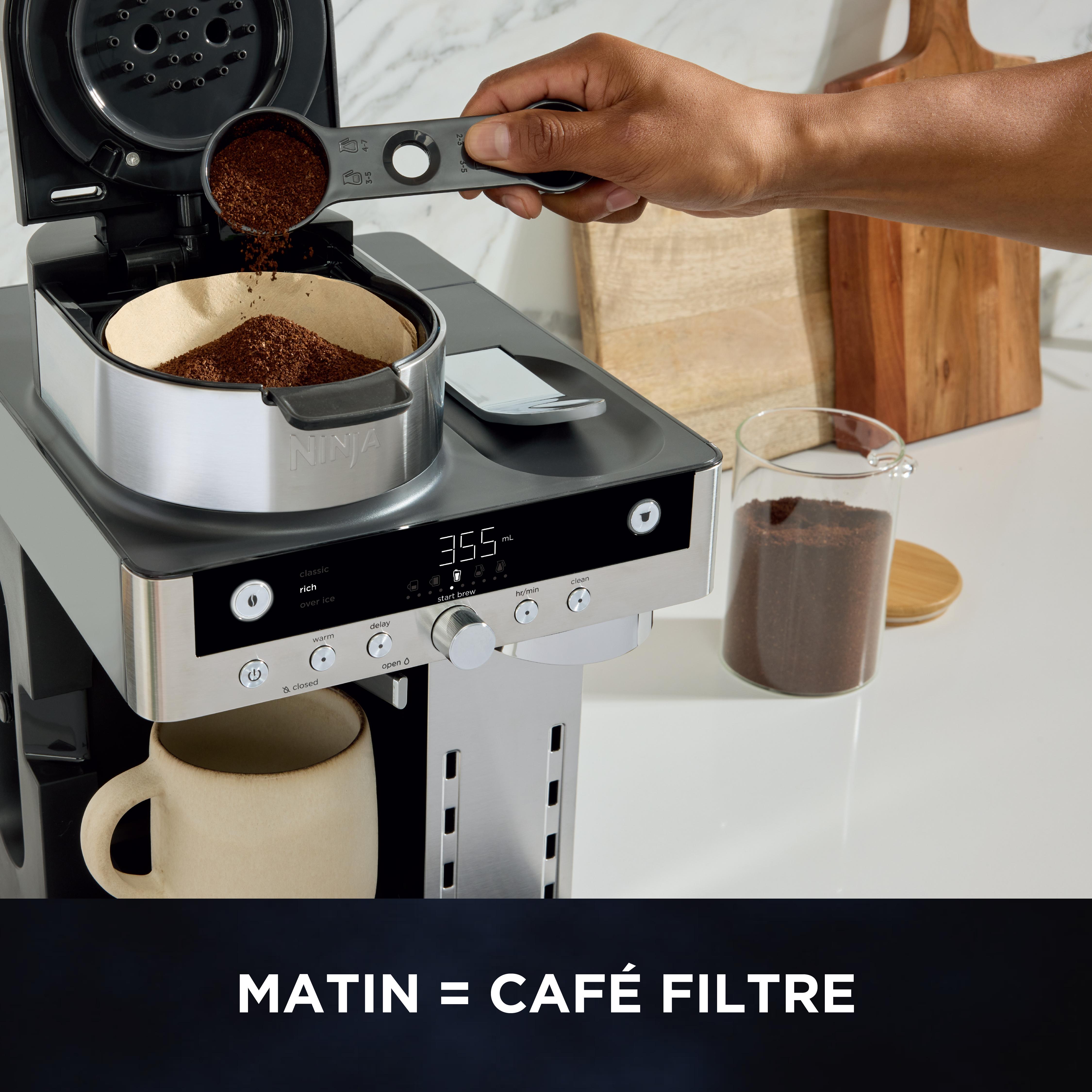 Voir la diapositive 2 : NINJA Machine à café filtre CFN802EU - Noir