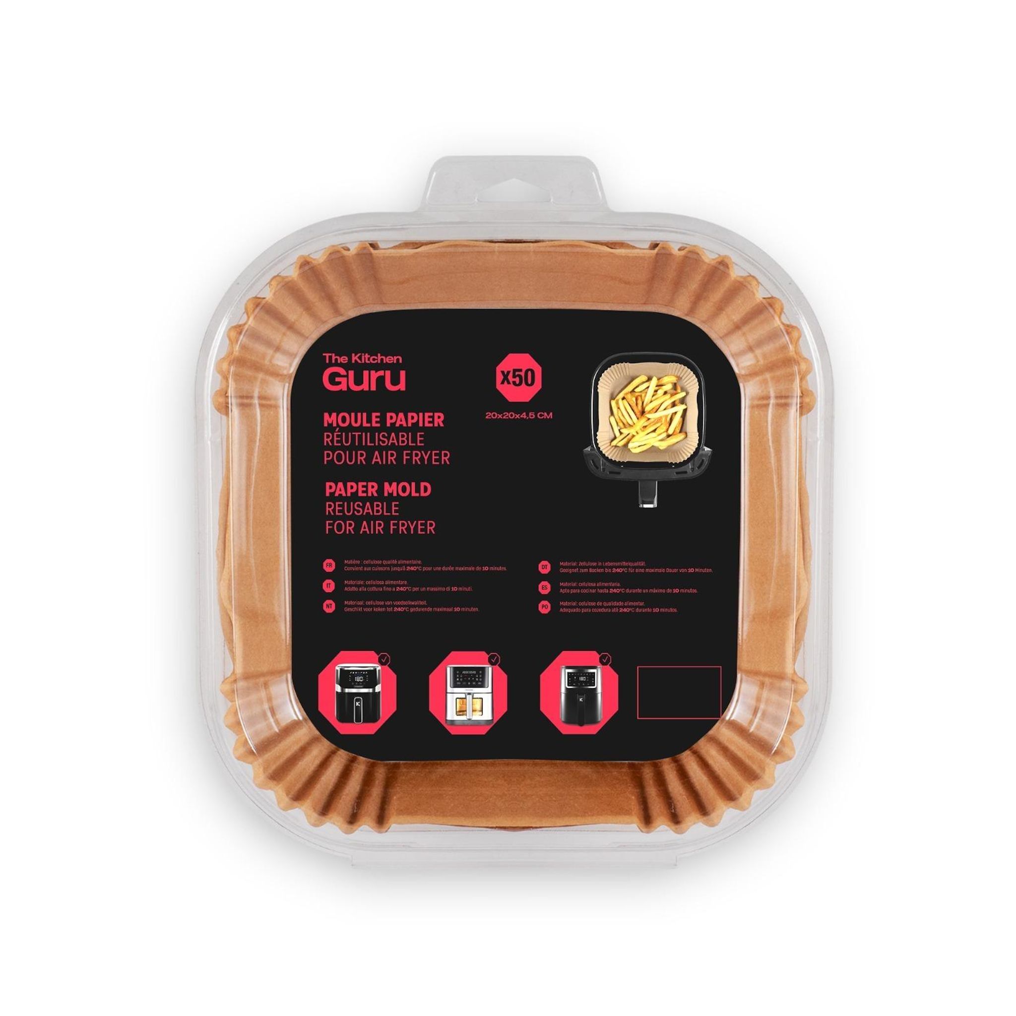 Moules papier cuisson pour Air Fryer 2050