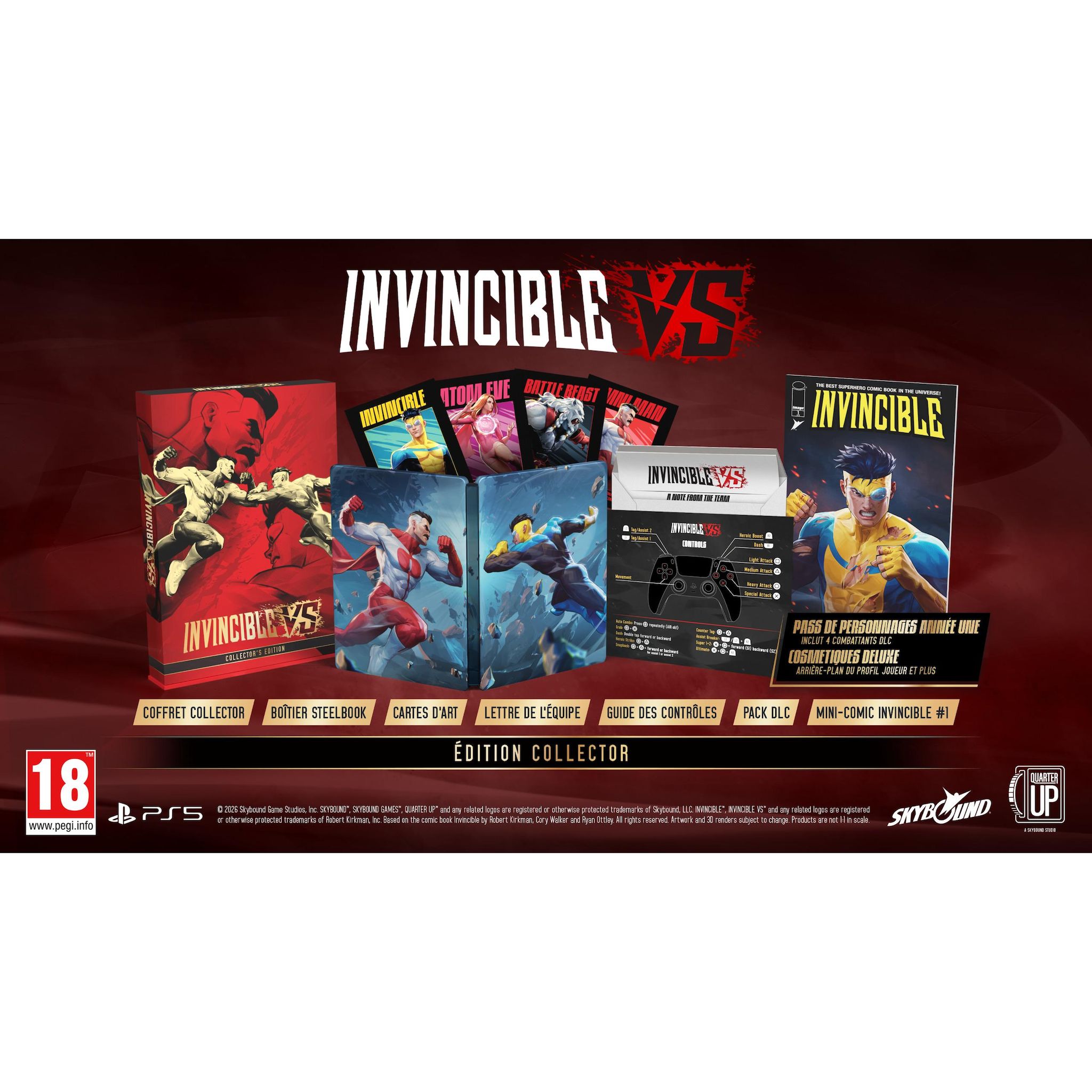 Voir la diapositive 2 : Invincible VS Collector's Edition PS5