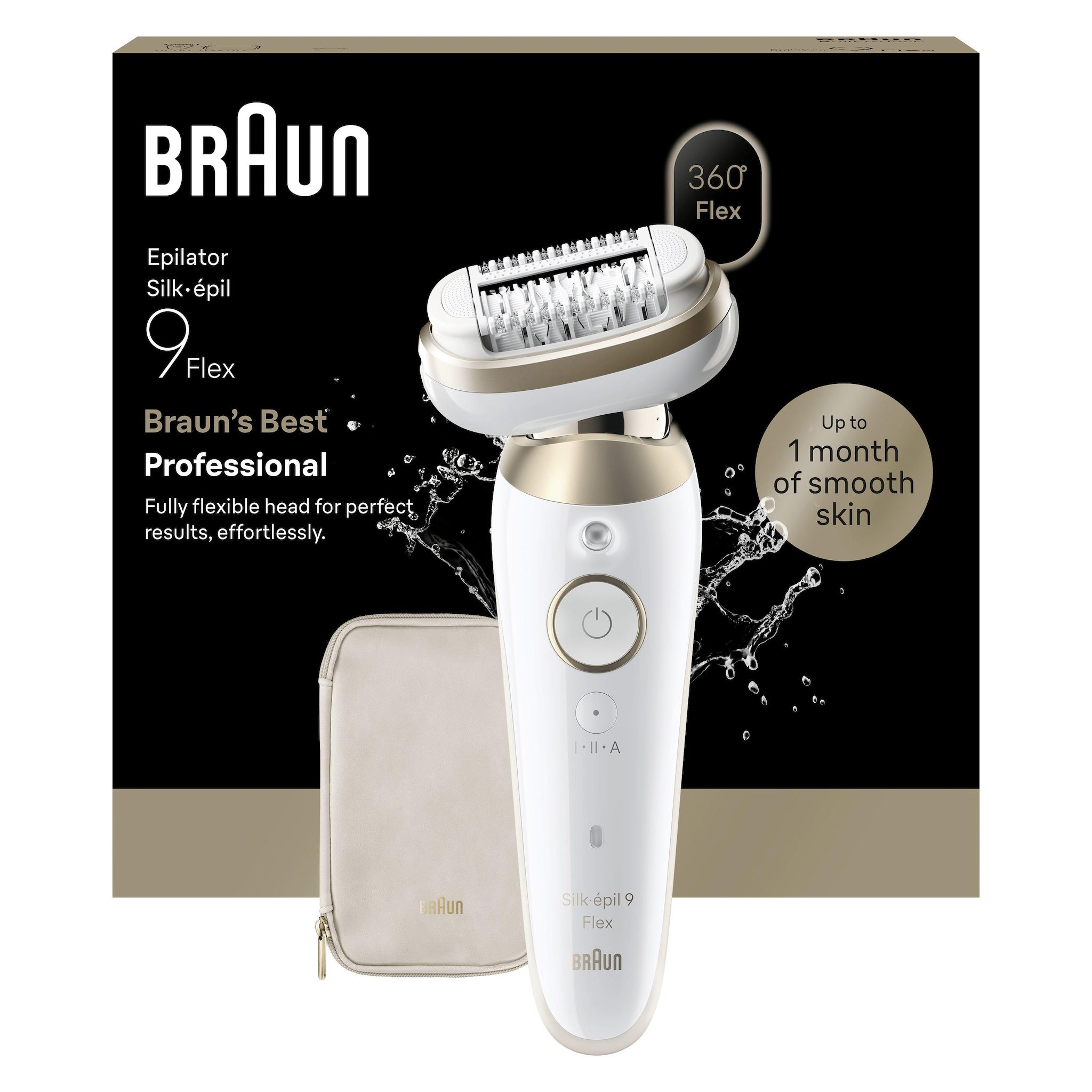 BRAUN Épilateur SES9-011 3D - Blanc