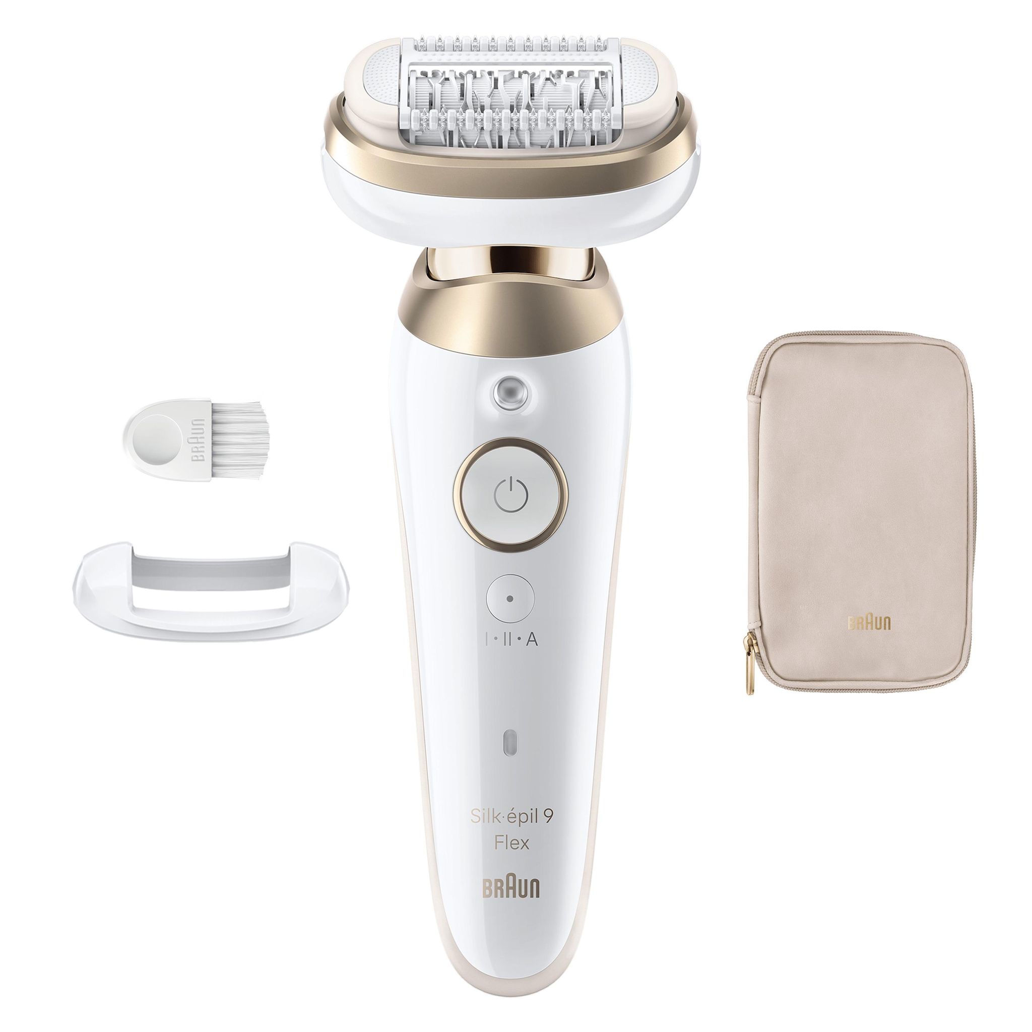 Voir la diapositive 7 : BRAUN Épilateur SES9-011 3D - Blanc