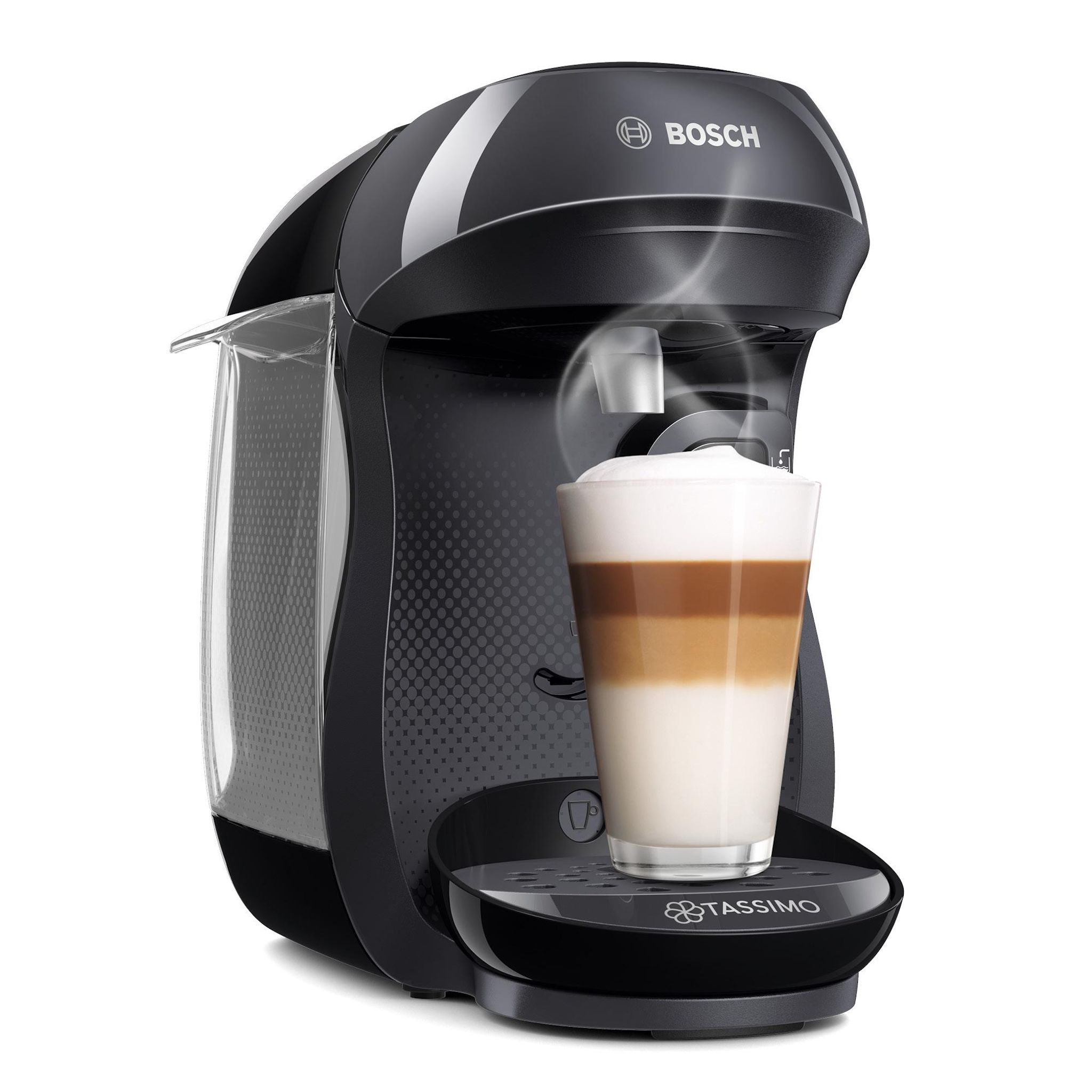 Voir la diapositive 2 : BOSCH Machine à café à capsules Tassimo TAS102EC6 - Noir