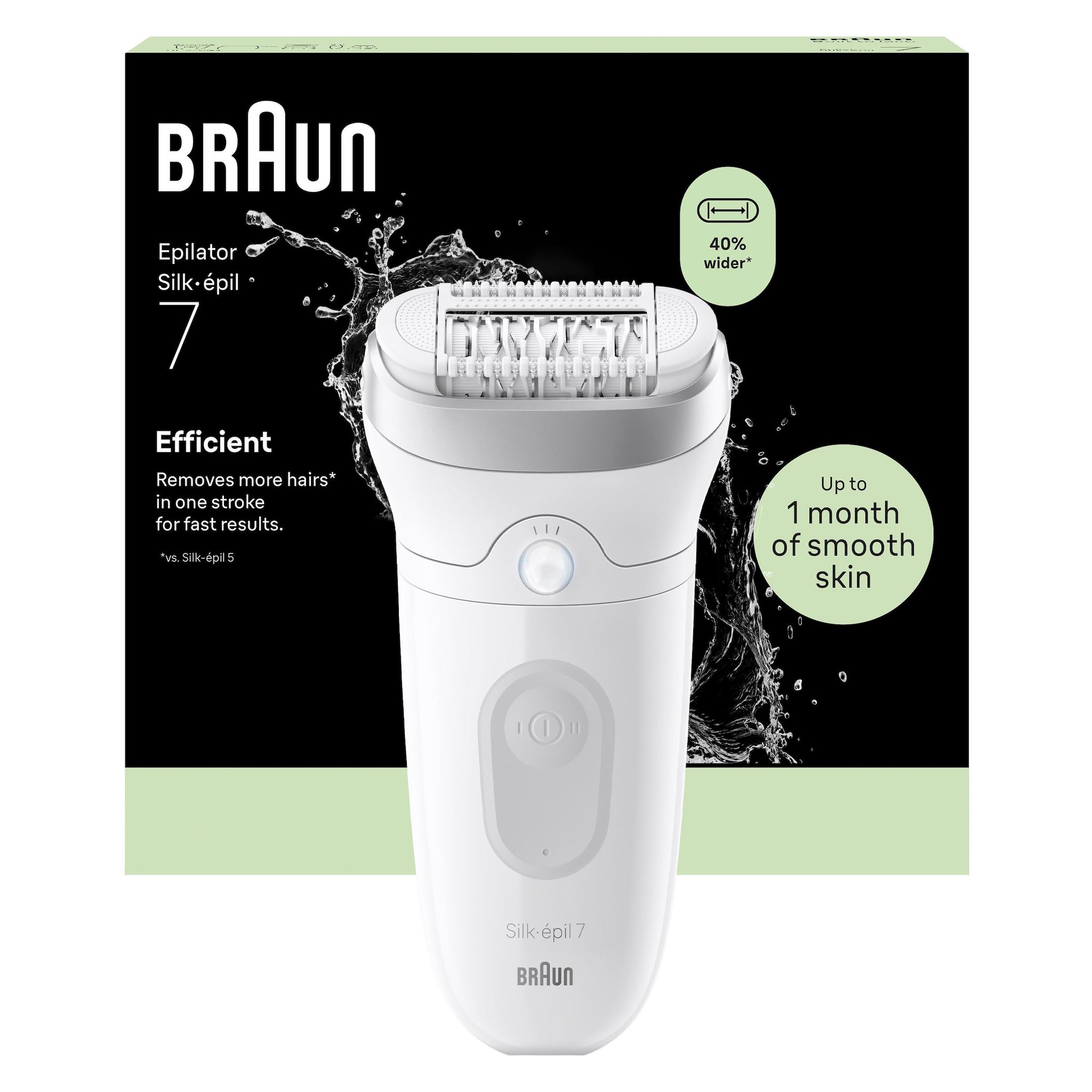 BRAUN Épilateur SE7-011 - Blanc