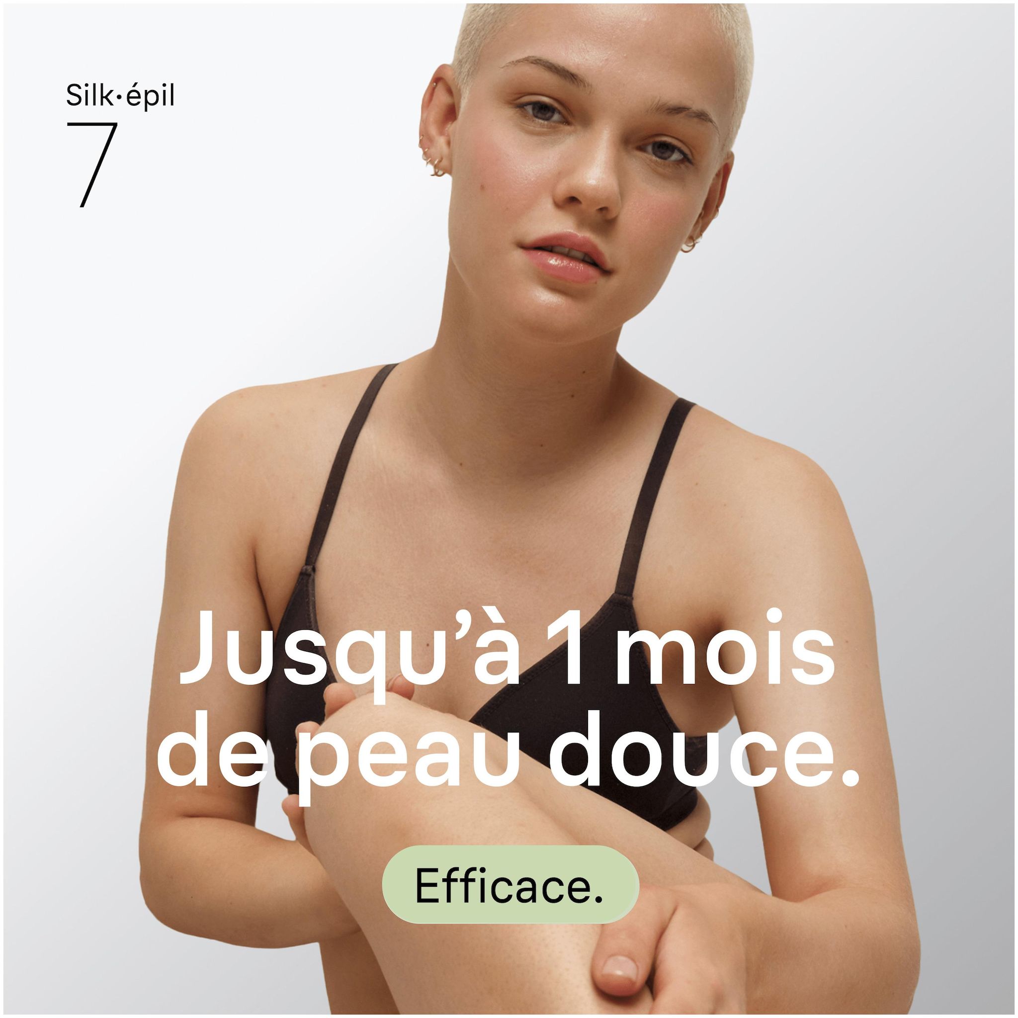 Voir la diapositive 2 : BRAUN Épilateur SE7-011 - Blanc