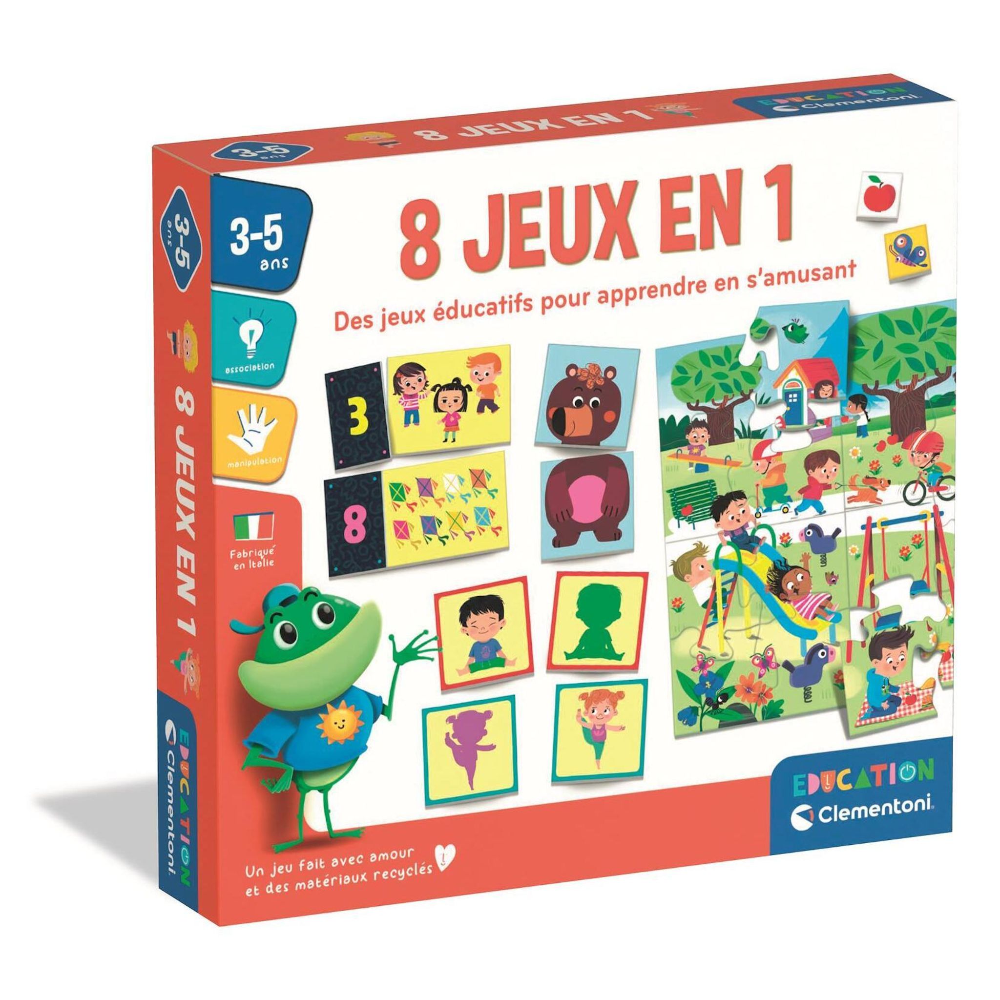 CLEMENTONI Jeux 8 en 1