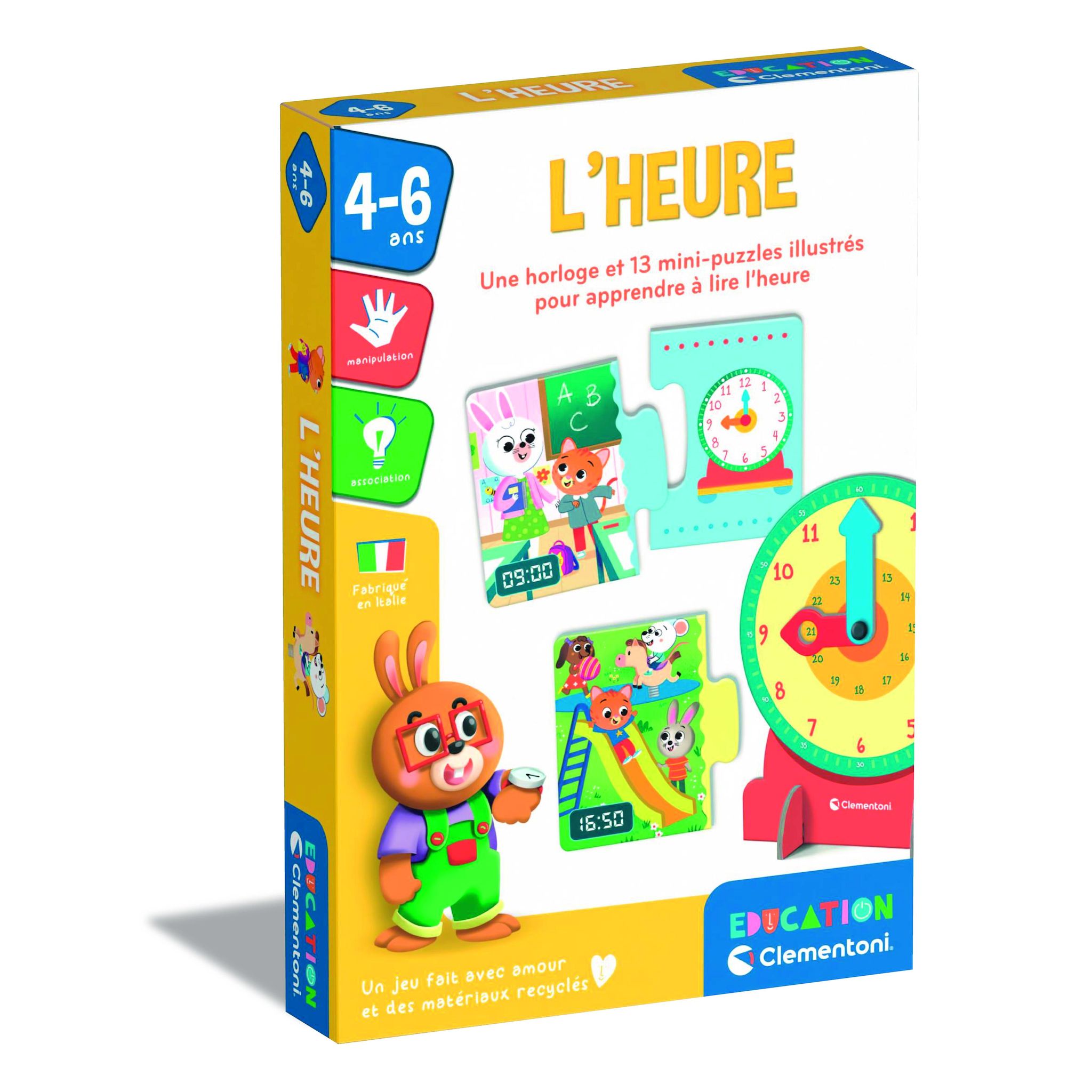 CLEMENTONI Jeu L'heure