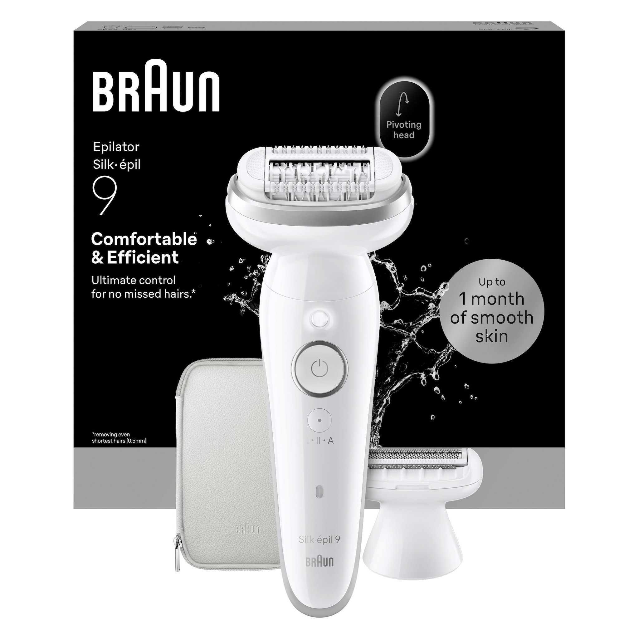 BRAUN Épilateur SES9-030 - Blanc