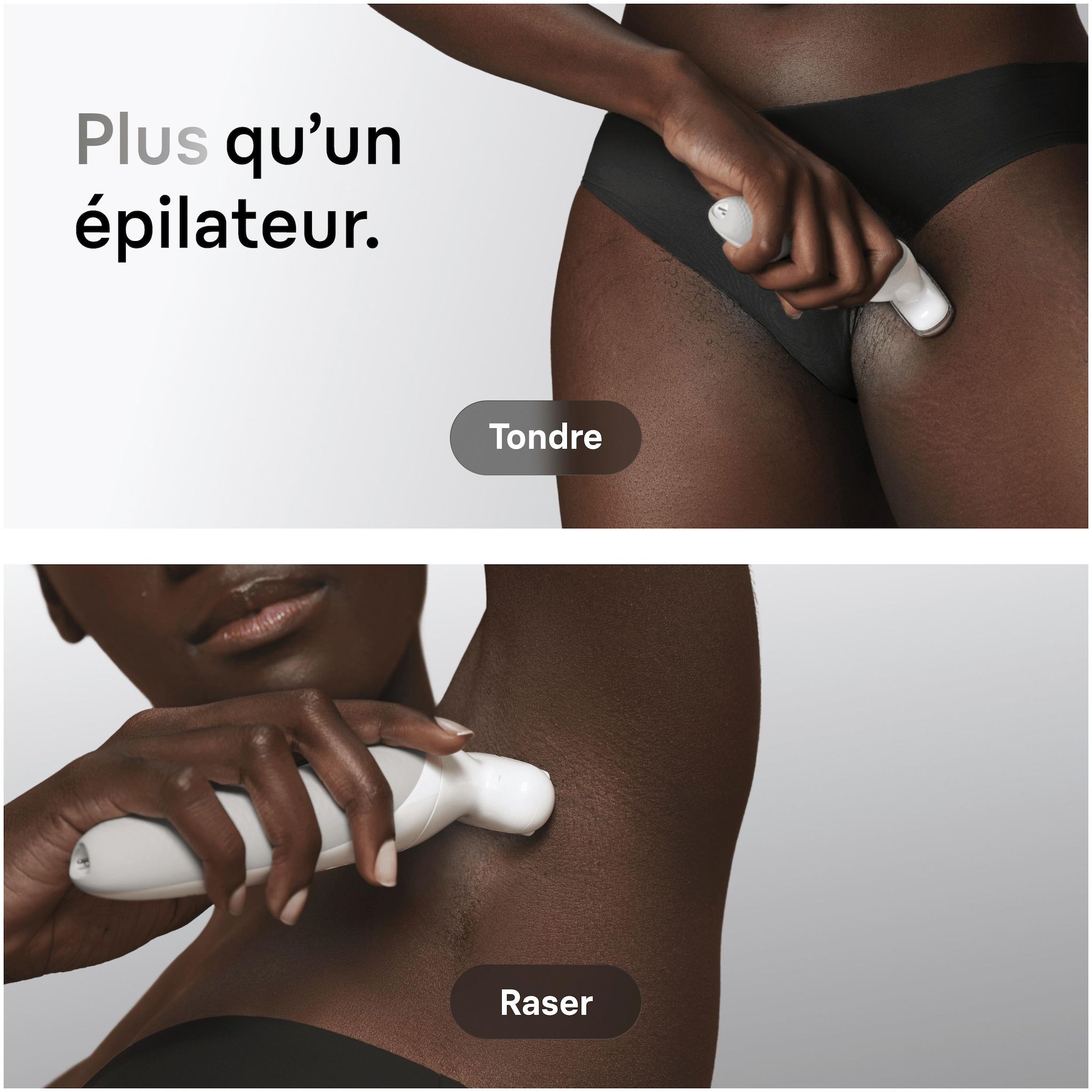 Voir la diapositive 6 : BRAUN Épilateur SES9-030 - Blanc