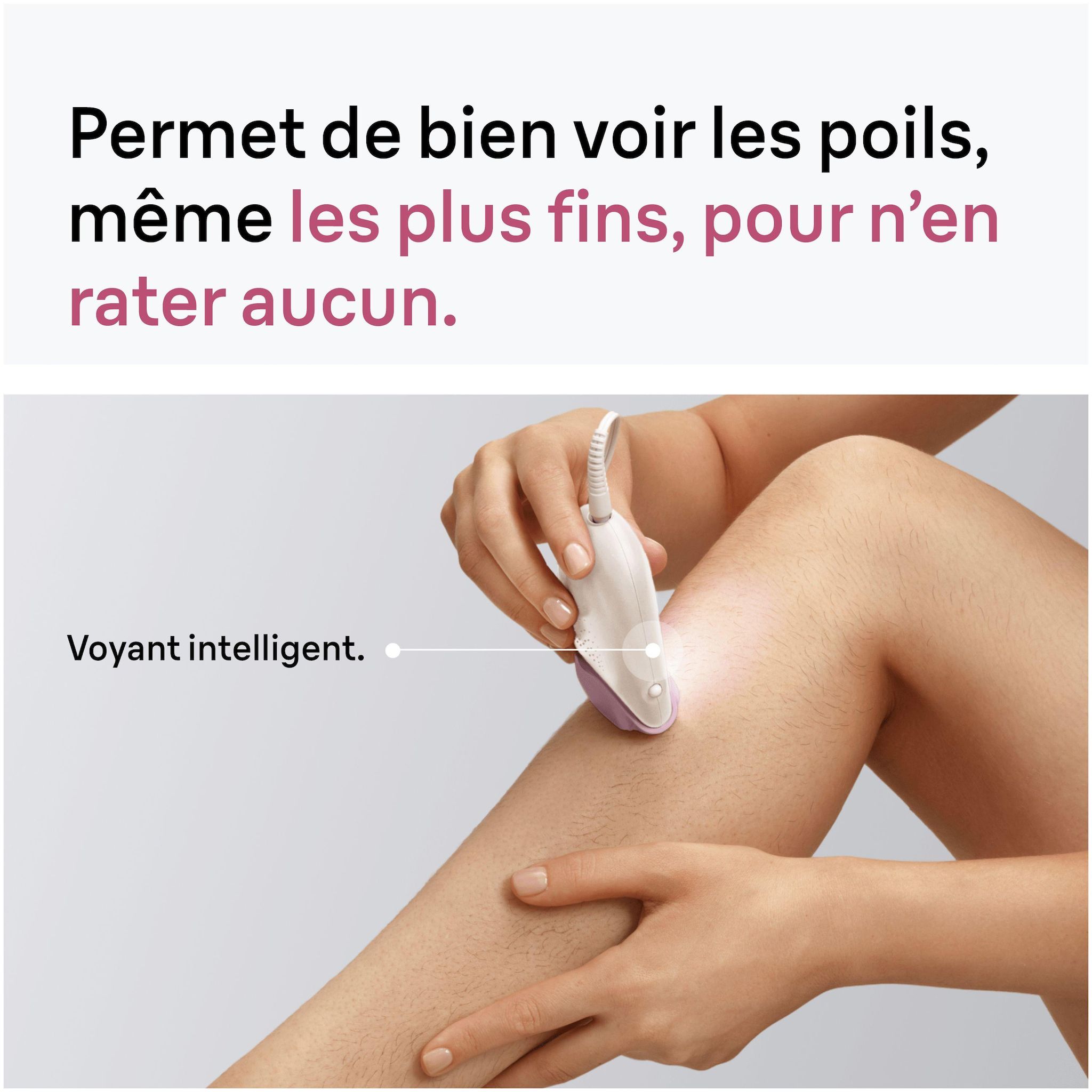 Voir la diapositive 4 : BRAUN Épilateur SE3-000 - Blanc