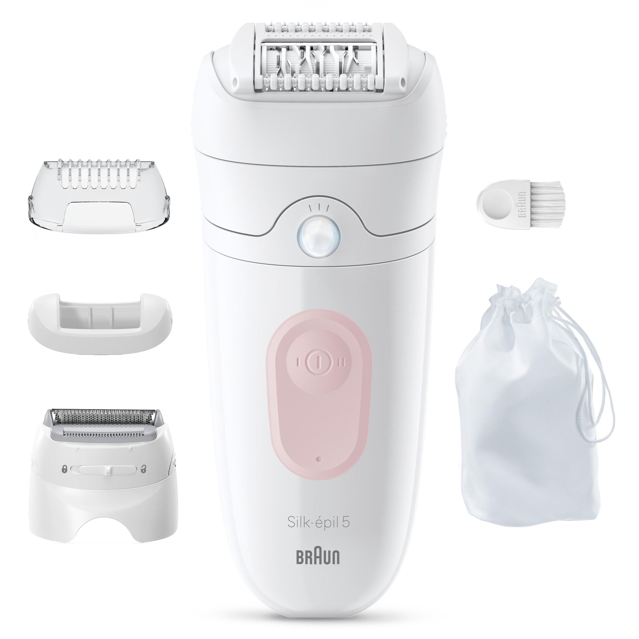 Voir la diapositive 10 : BRAUN Épilateur SE5-041 - Blanc
