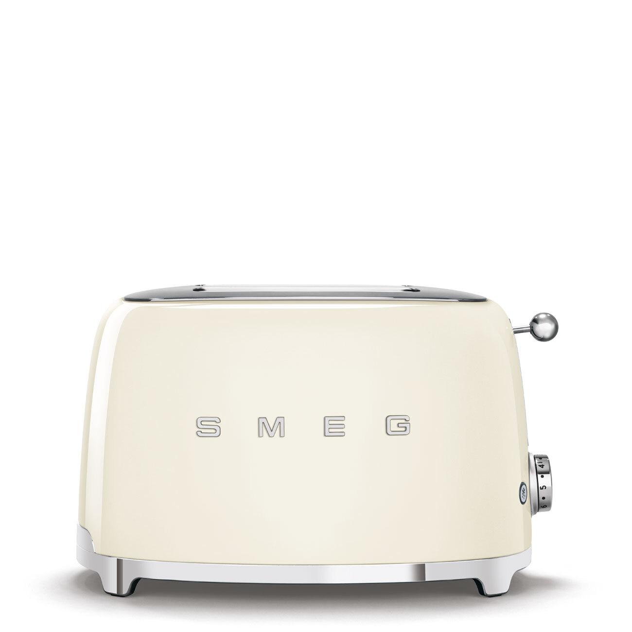 Voir la diapositive 2 : SMEG Grille pain TSF01CREU - Crème