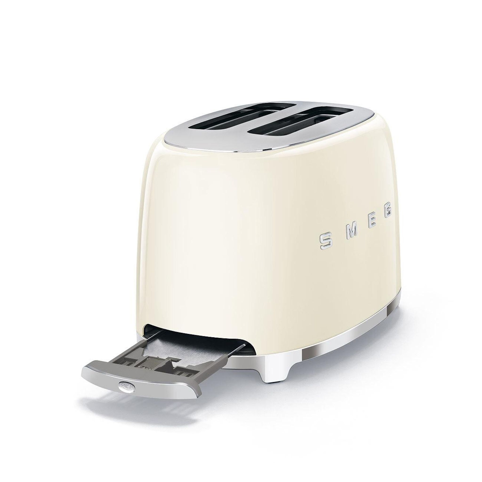 Voir la diapositive 3 : SMEG Grille pain TSF01CREU - Crème
