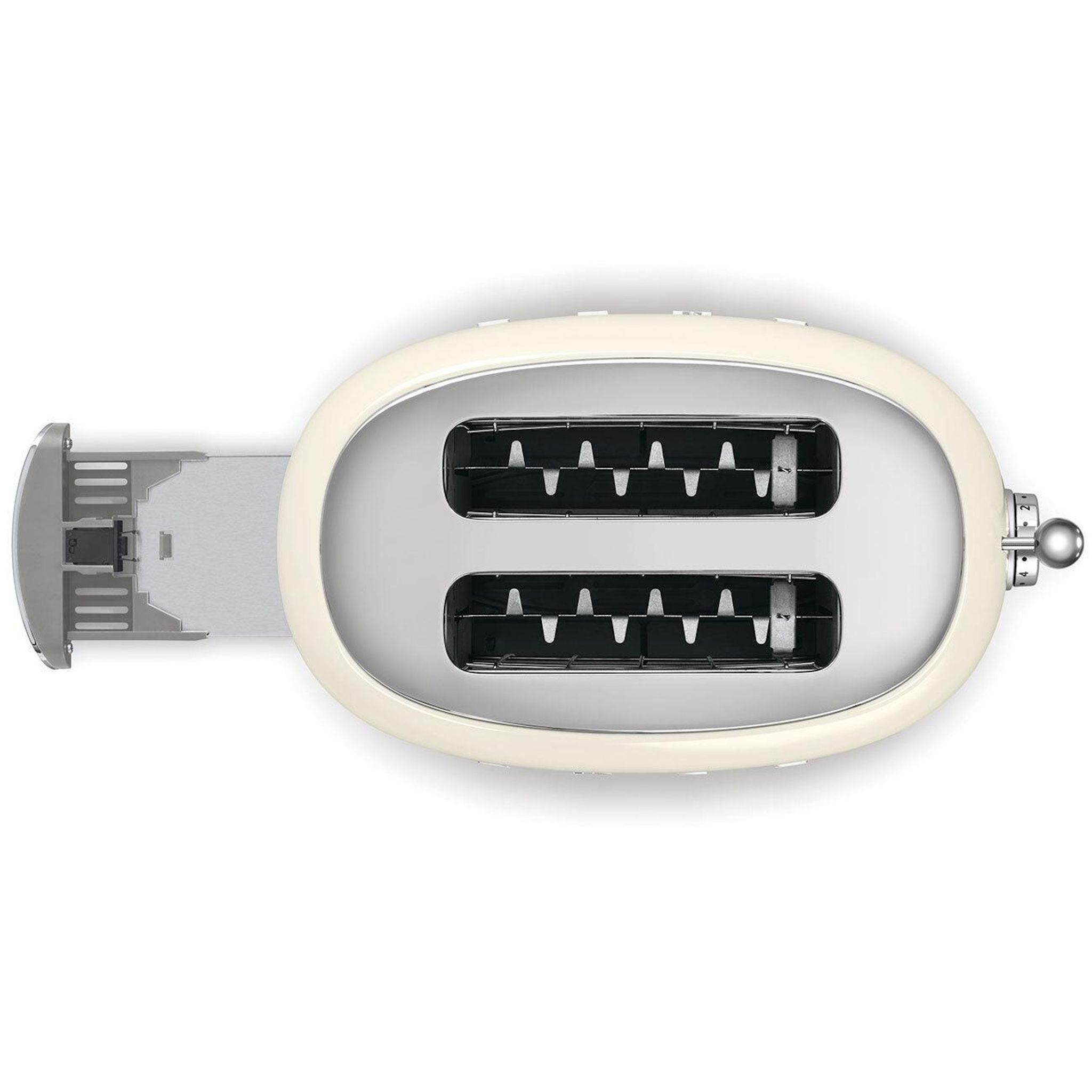 Voir la diapositive 4 : SMEG Grille pain TSF01CREU - Crème
