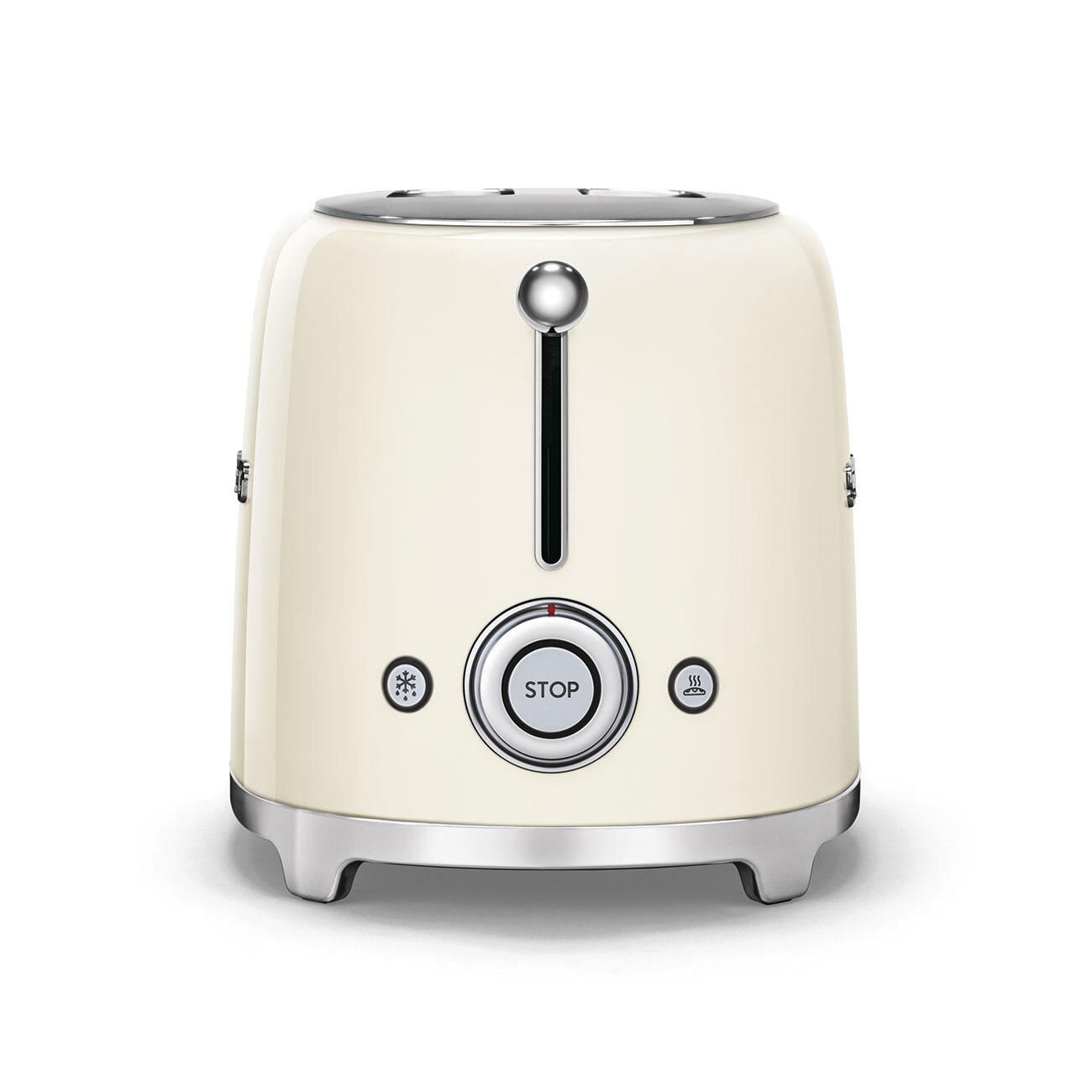 Voir la diapositive 5 : SMEG Grille pain TSF01CREU - Crème