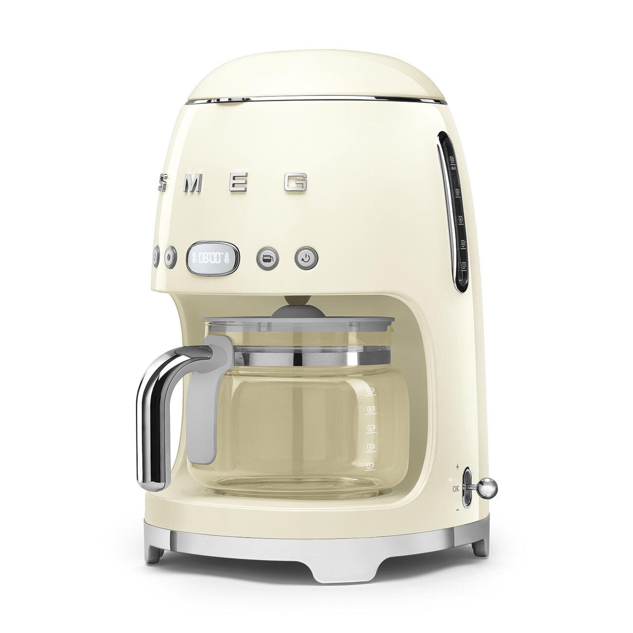 Voir la diapositive 2 : SMEG Cafetière filtre DCF02CREU - Beige