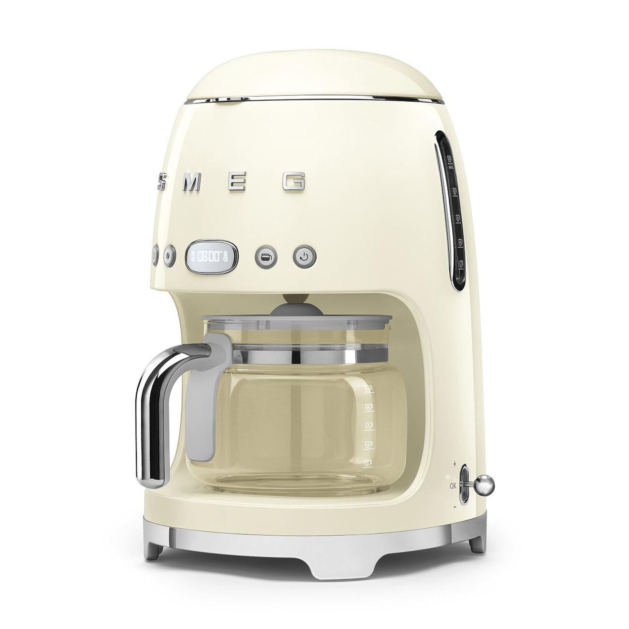 Voir la diapositive 2 : SMEG Cafetière filtre DCF02CREU - Beige
