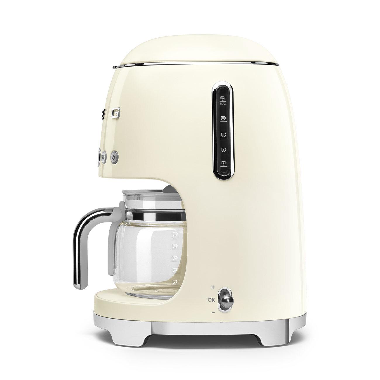 Voir la diapositive 3 : SMEG Cafetière filtre DCF02CREU - Beige