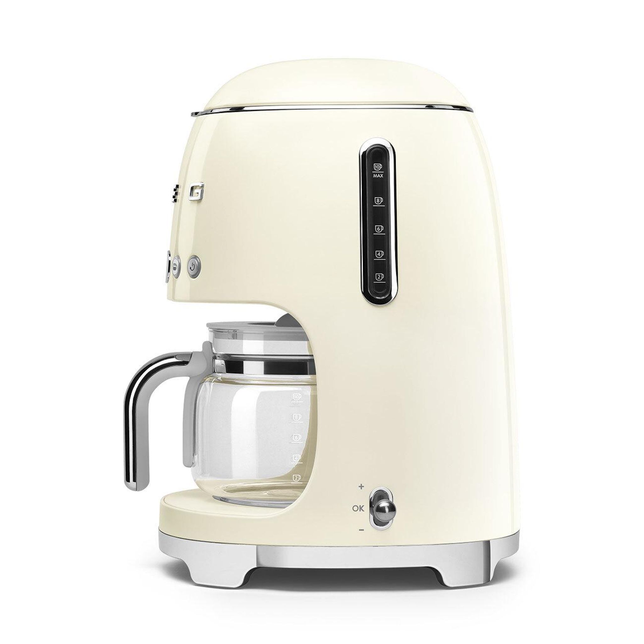 Voir la diapositive 3 : SMEG Cafetière filtre DCF02CREU - Beige