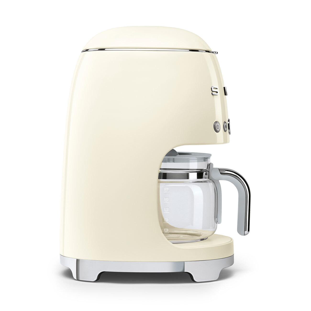 Voir la diapositive 4 : SMEG Cafetière filtre DCF02CREU - Beige