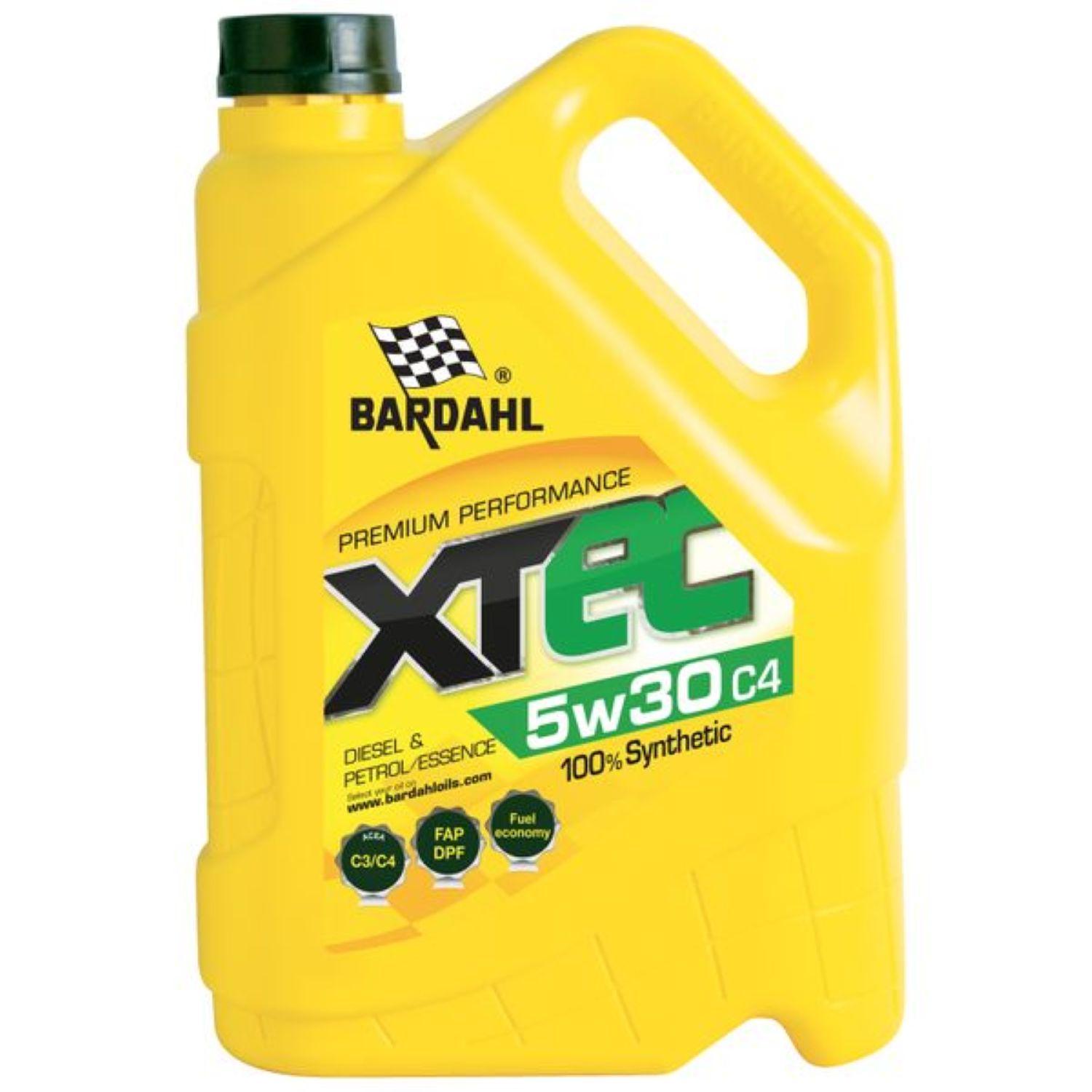 BARDAHL Huile moteur XTEC 5W30 synthèse 5L