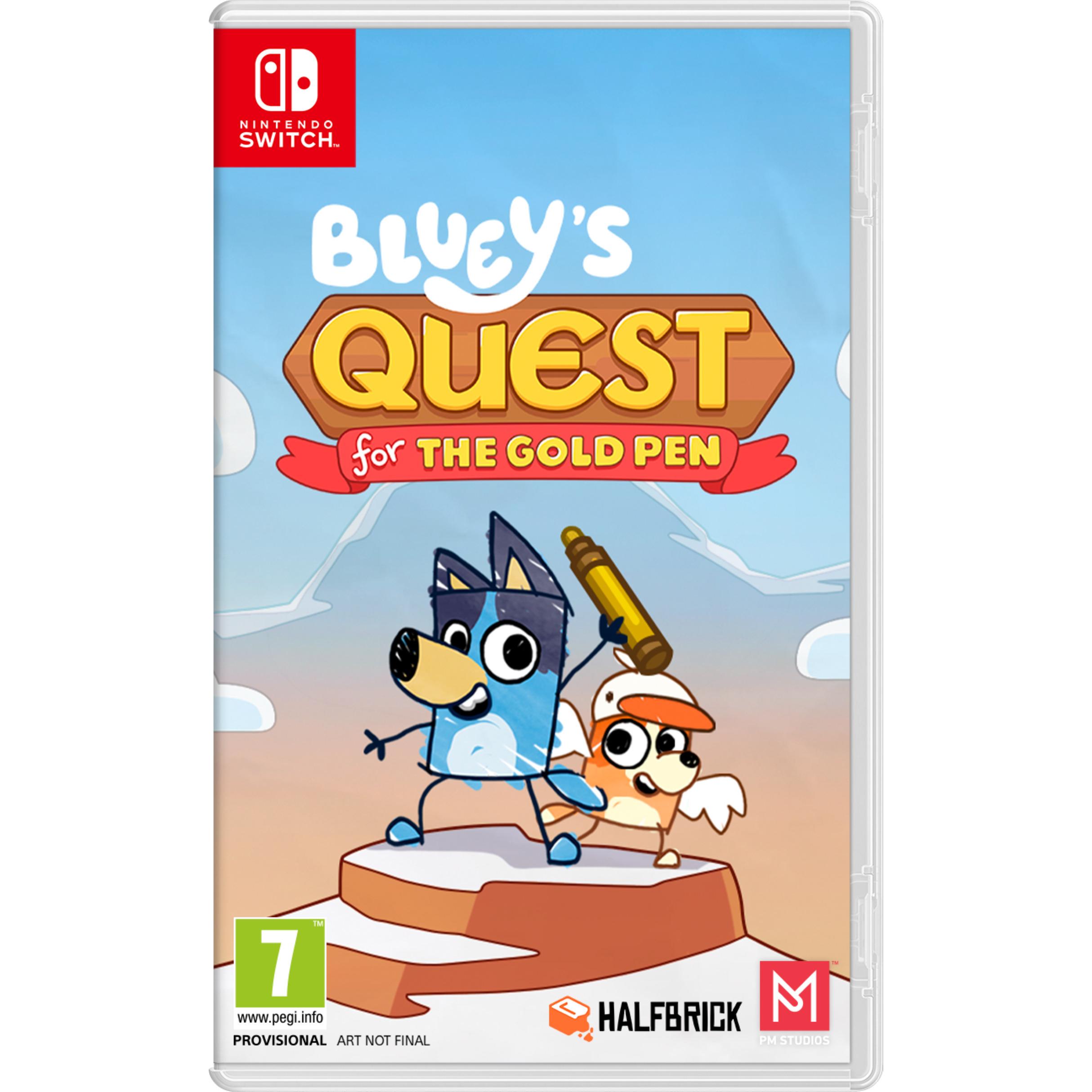Voir la diapositive 1 : Bluey's Quest for the Gold Pen Jeu Nintendo Switch