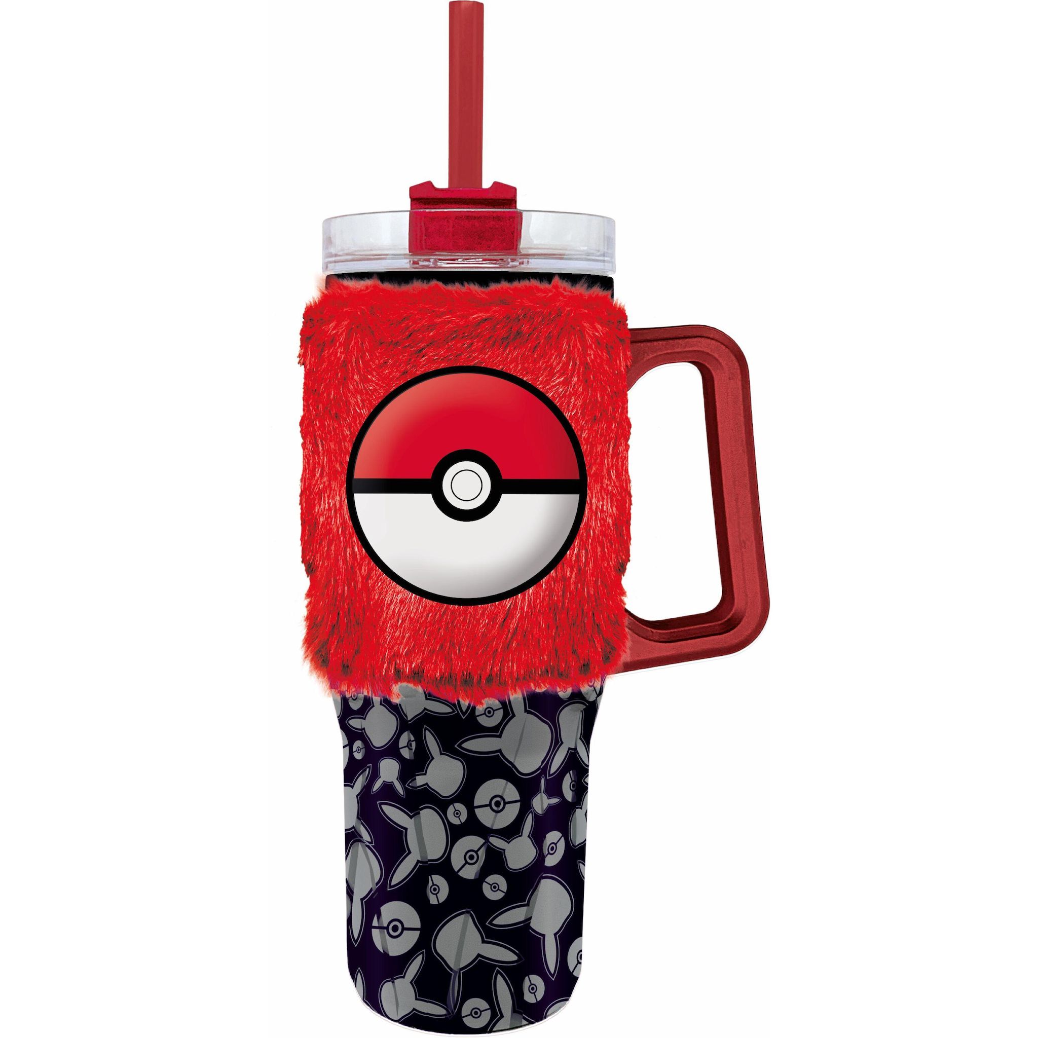 STOR Bouteille rambler 770ml avec housse peluche Pokémon