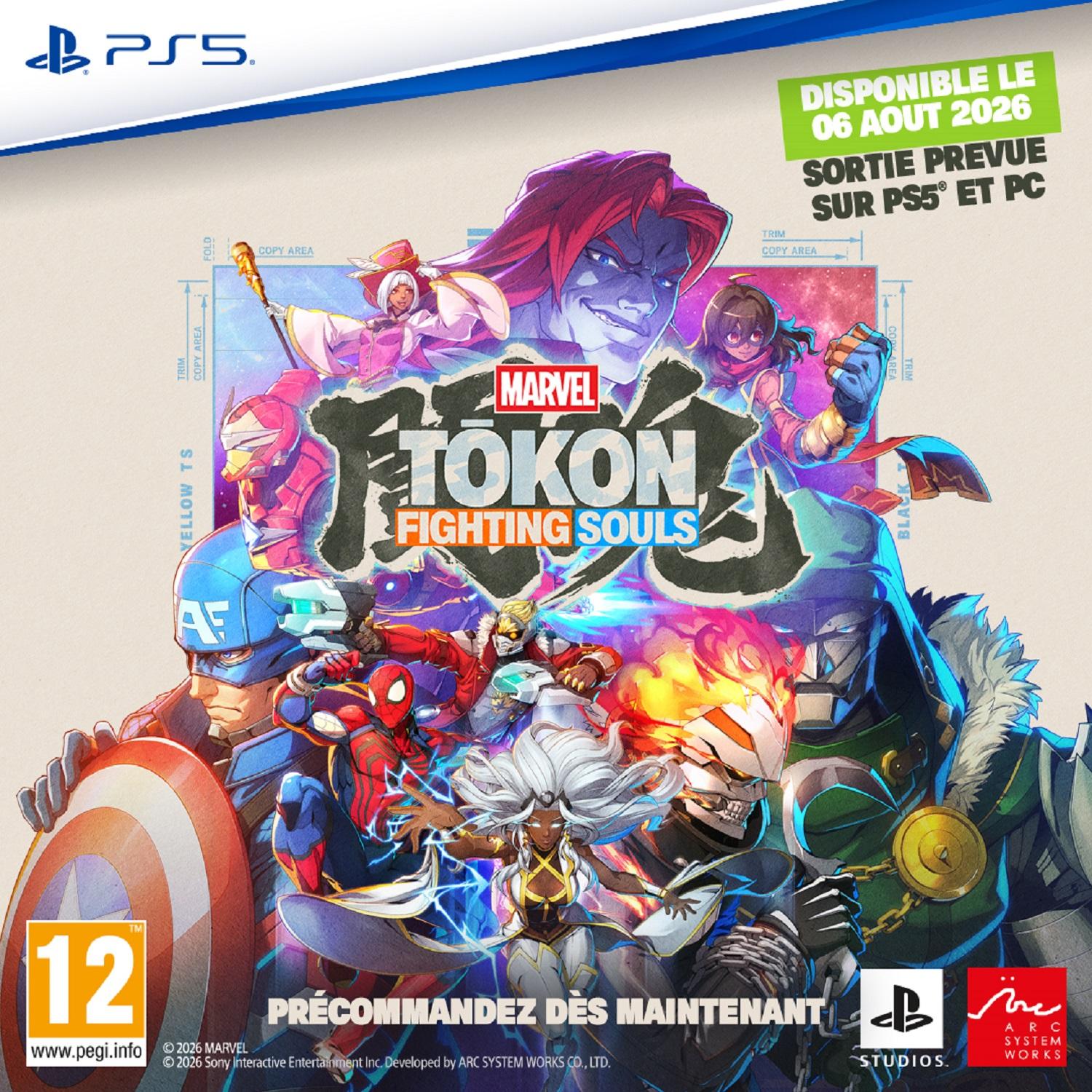 Voir la diapositive 3 : Tokon Fighting Souls PS5