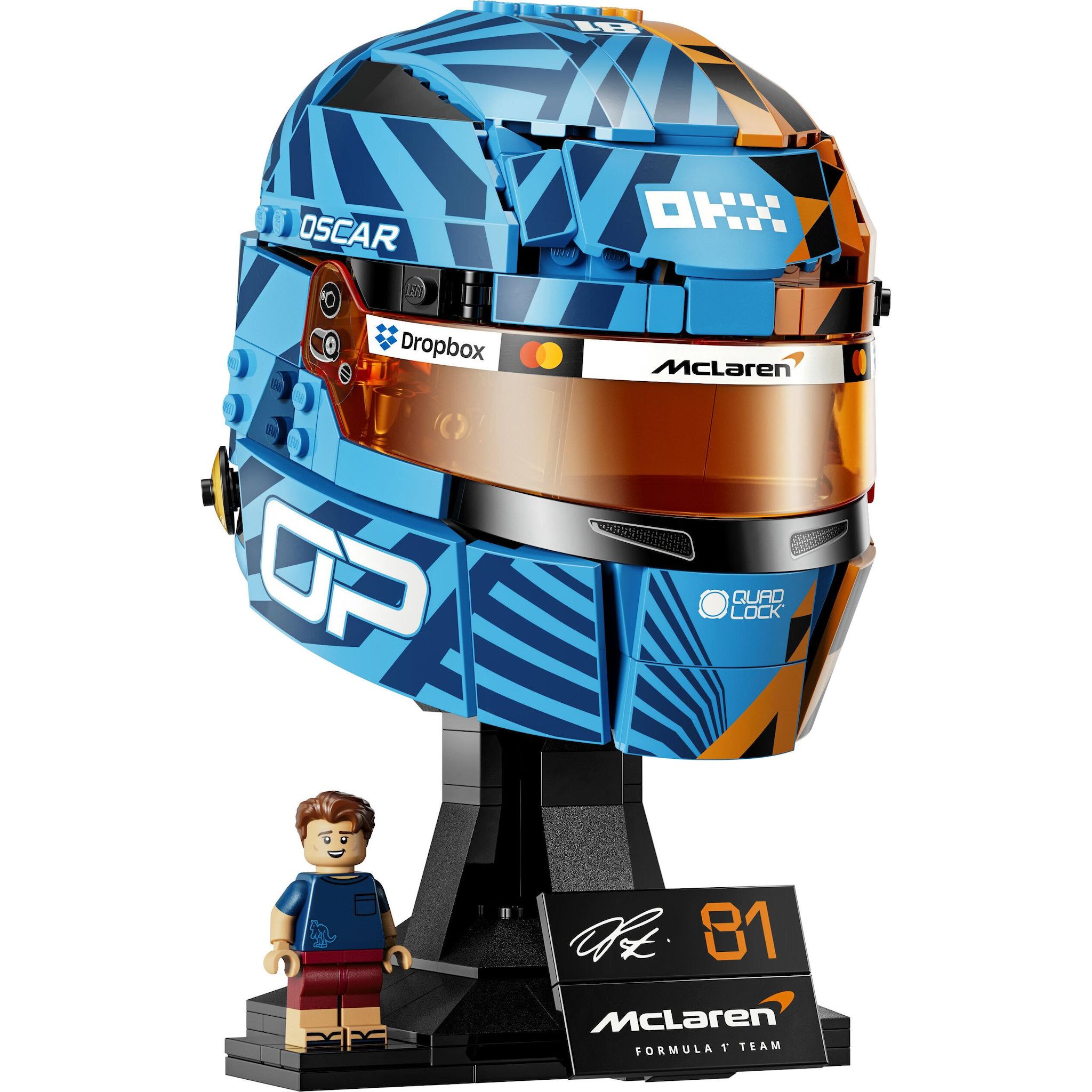 Voir la diapositive 2 : LEGO Editions 43017 - Casque F1 Piastri