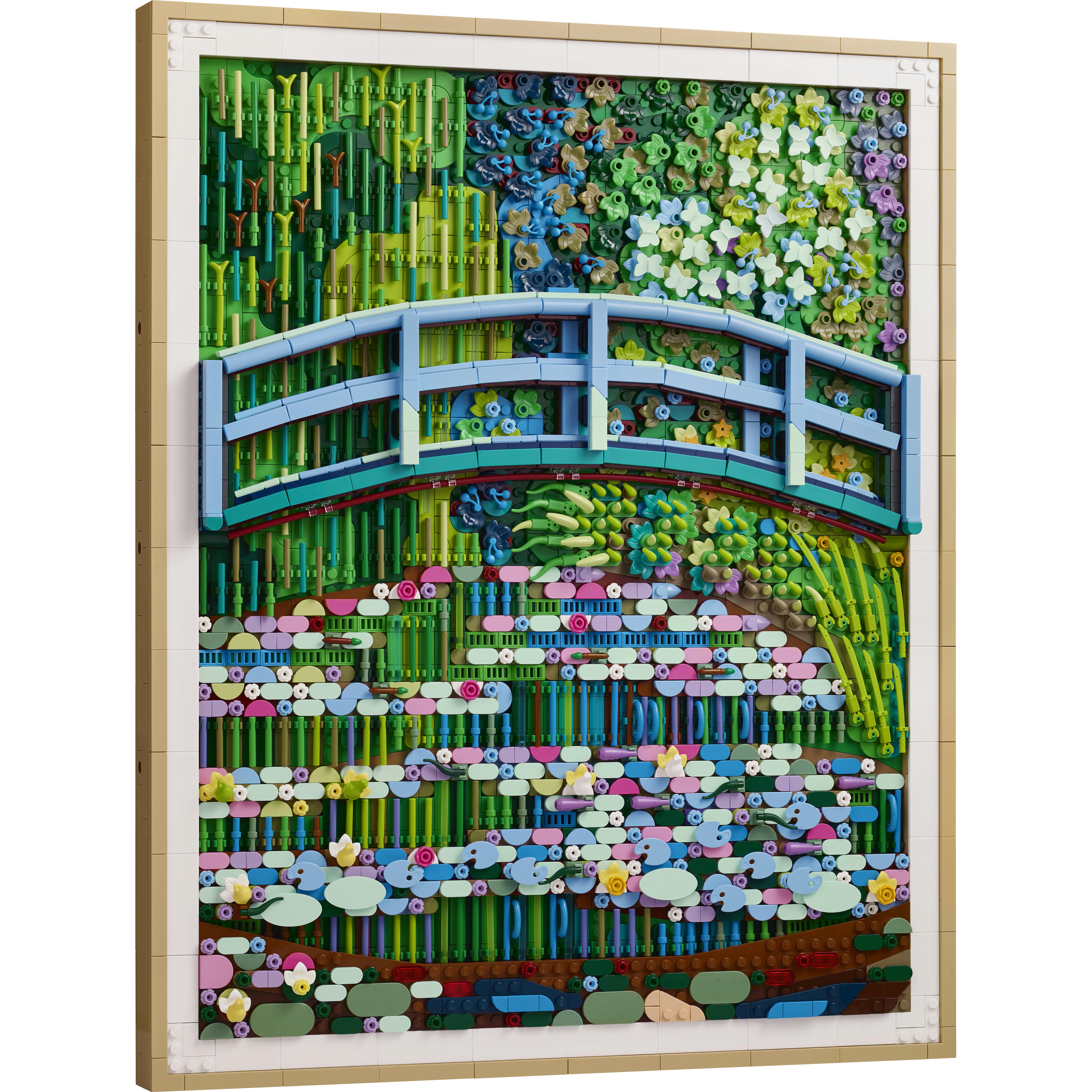 Voir la diapositive 2 : LEGO LEGO Art 31220 Claude Monet : le Bassin aux Nymphéas, Harmonie Verte - Set pour Adulte