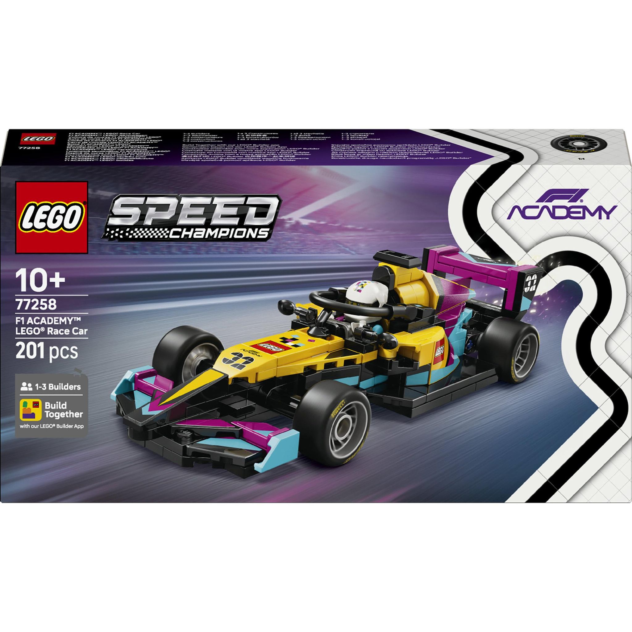 Voir la diapositive 1 : LEGO Speed Champions 77258 Voiture de Course F1 ACADEMY LEGO - Jeu de Construction 10 ans