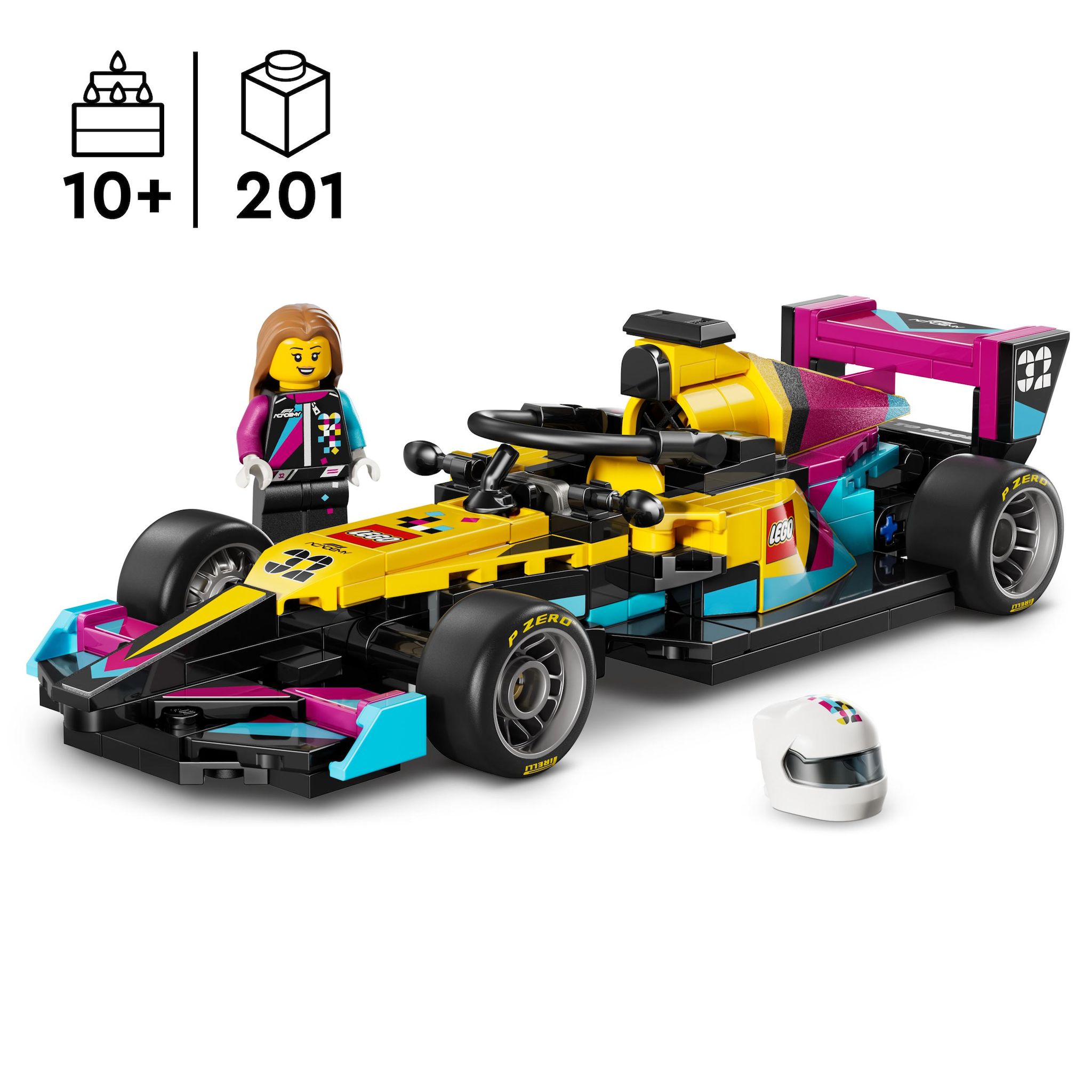 Voir la diapositive 3 : LEGO Speed Champions 77258 Voiture de Course F1 ACADEMY LEGO - Jeu de Construction 10 ans