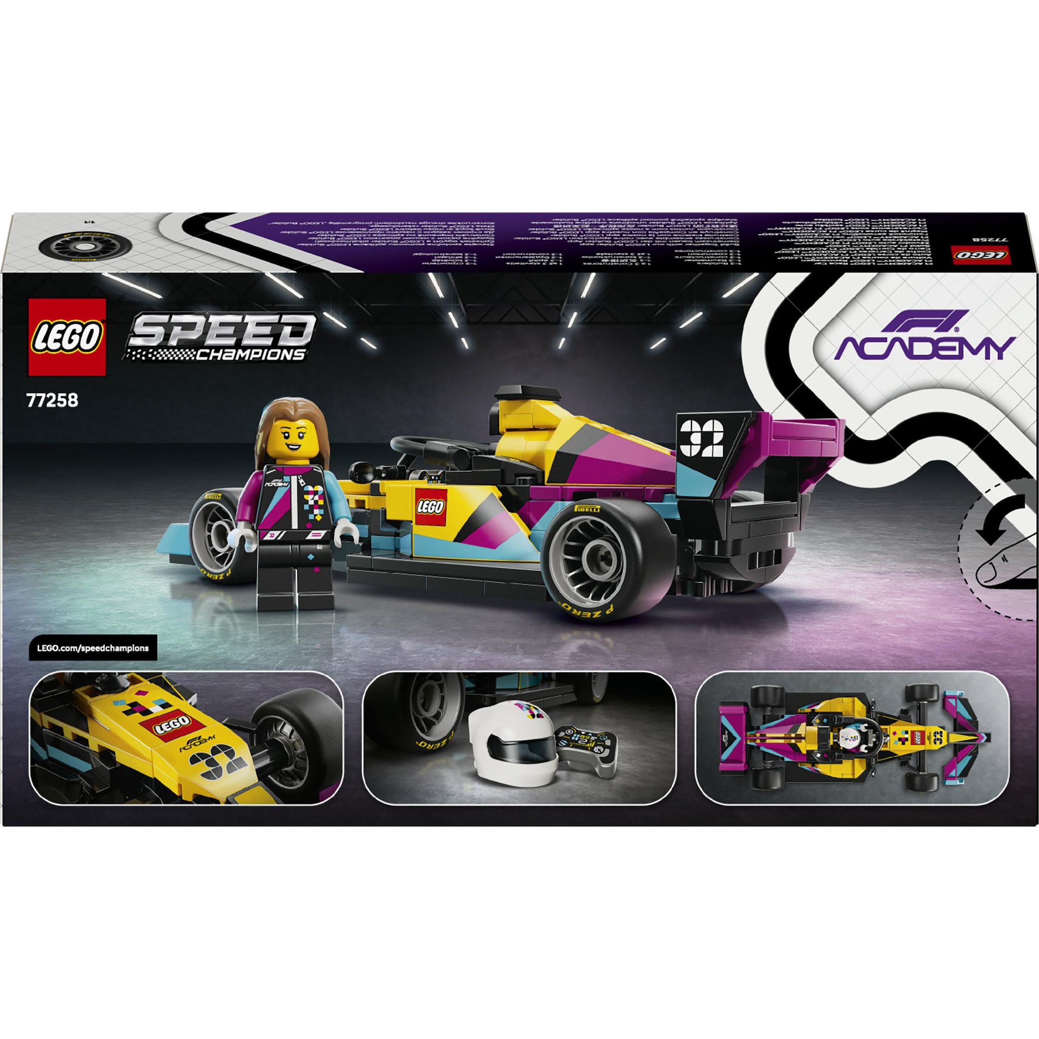 Voir la diapositive 6 : LEGO Speed Champions 77258 Voiture de Course F1 ACADEMY LEGO - Jeu de Construction 10 ans