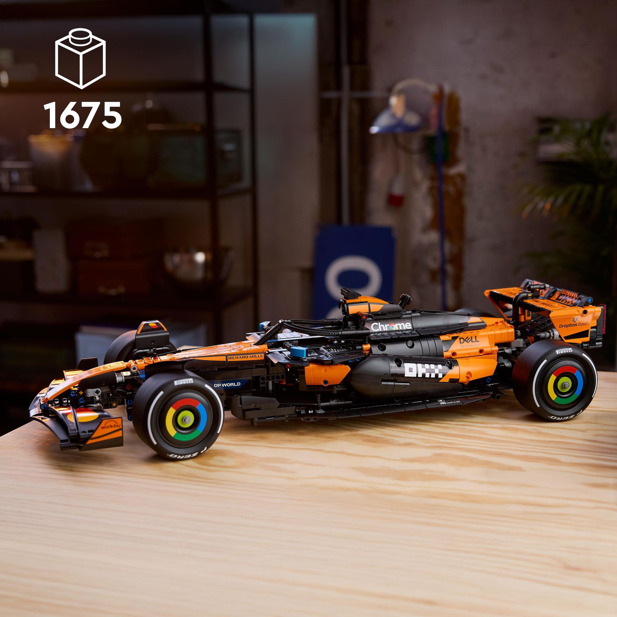 Voir la diapositive 3 : LEGO Technic 42228 Voiture McLaren MCL39 F1 - Set pour Adulte - Maquette de F1 - Cadeau