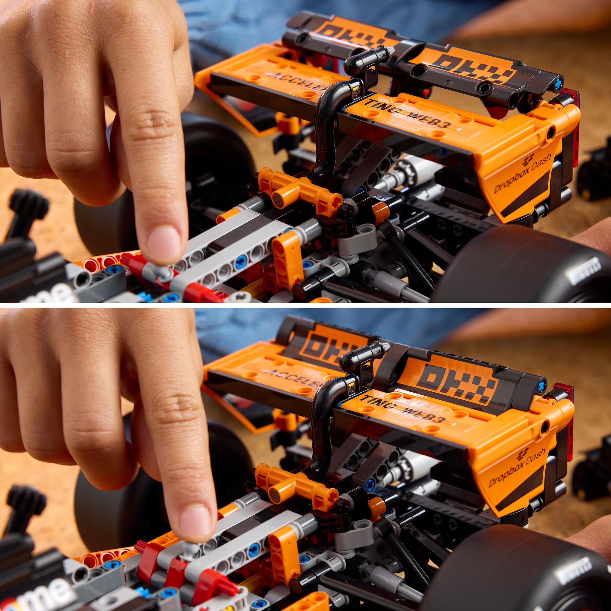 Voir la diapositive 6 : LEGO Technic 42228 Voiture McLaren MCL39 F1 - Set pour Adulte - Maquette de F1 - Cadeau