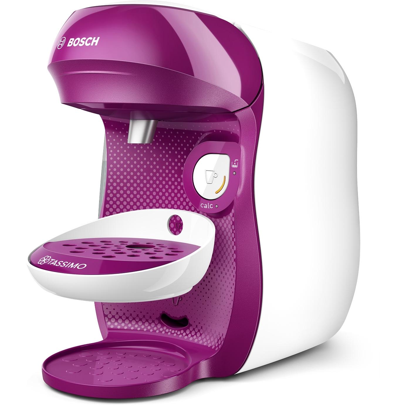 Voir la diapositive 8 : BOSCH Machine à café à capsules Tassimo TAS1001 - Rose