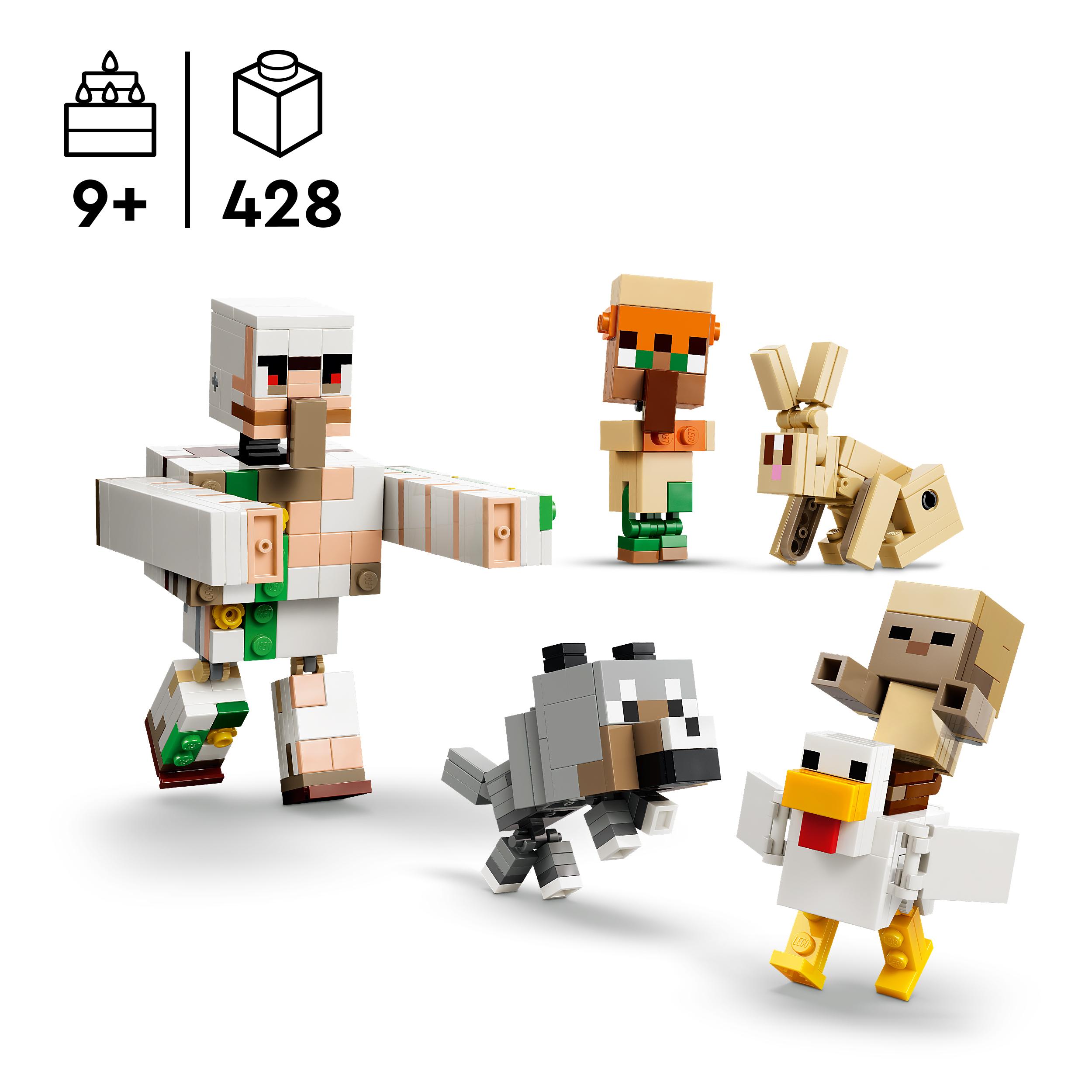 Voir la diapositive 3 : LEGO LEGO Minecraft 21592 L’Attaque du Désert du Poulet Chevauché - Jeu de Construction 9 ans