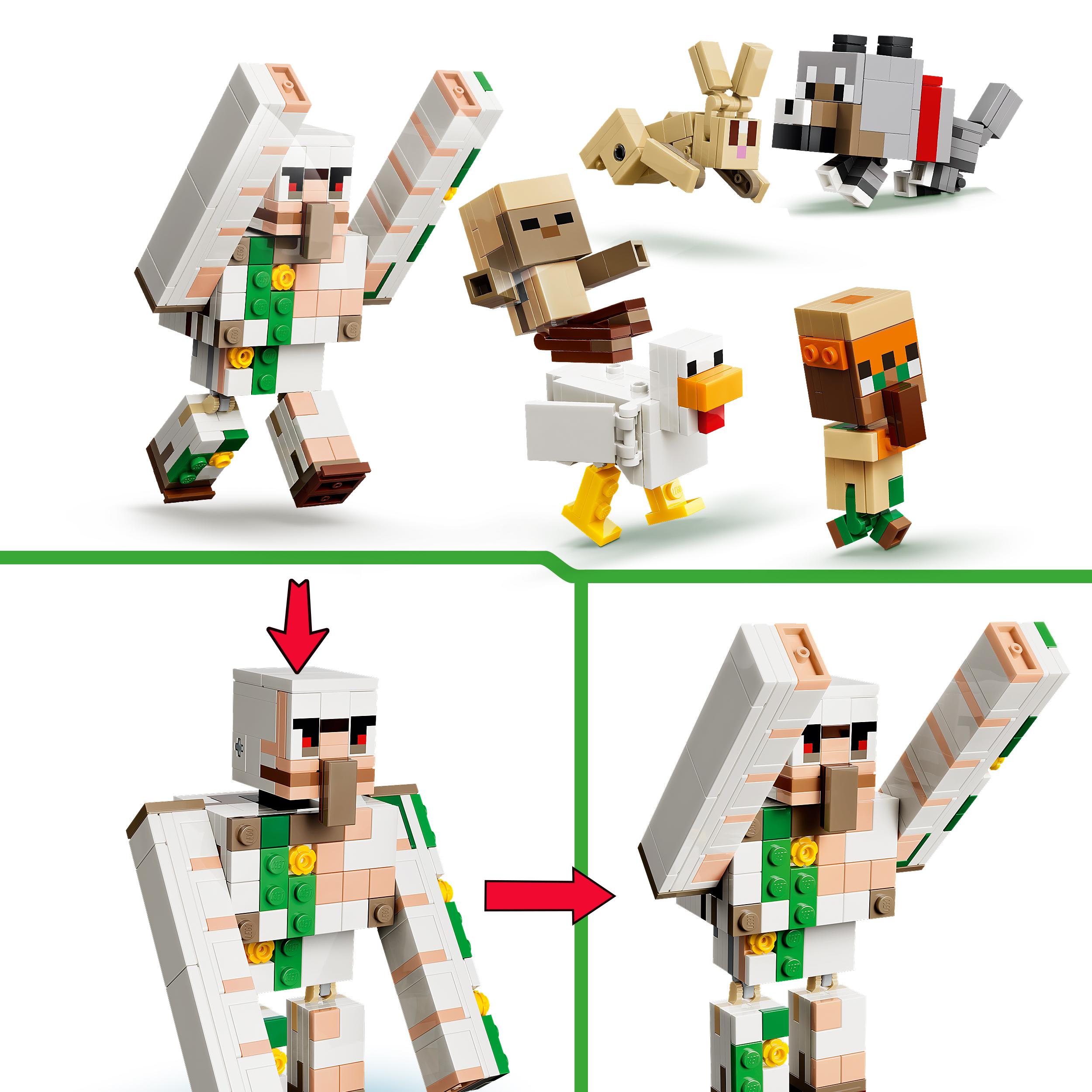 Voir la diapositive 4 : LEGO LEGO Minecraft 21592 L’Attaque du Désert du Poulet Chevauché - Jeu de Construction 9 ans