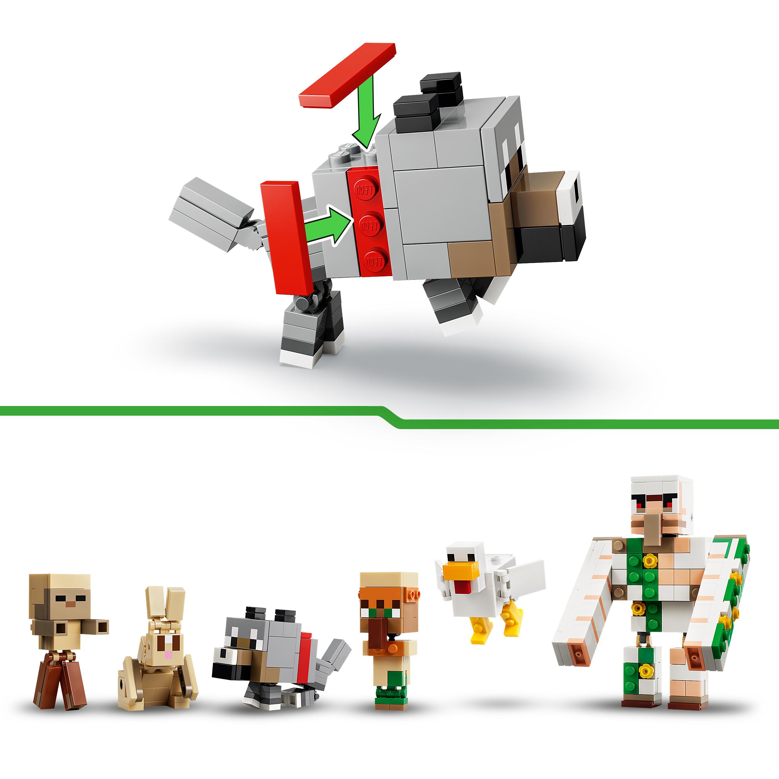 Voir la diapositive 5 : LEGO LEGO Minecraft 21592 L’Attaque du Désert du Poulet Chevauché - Jeu de Construction 9 ans