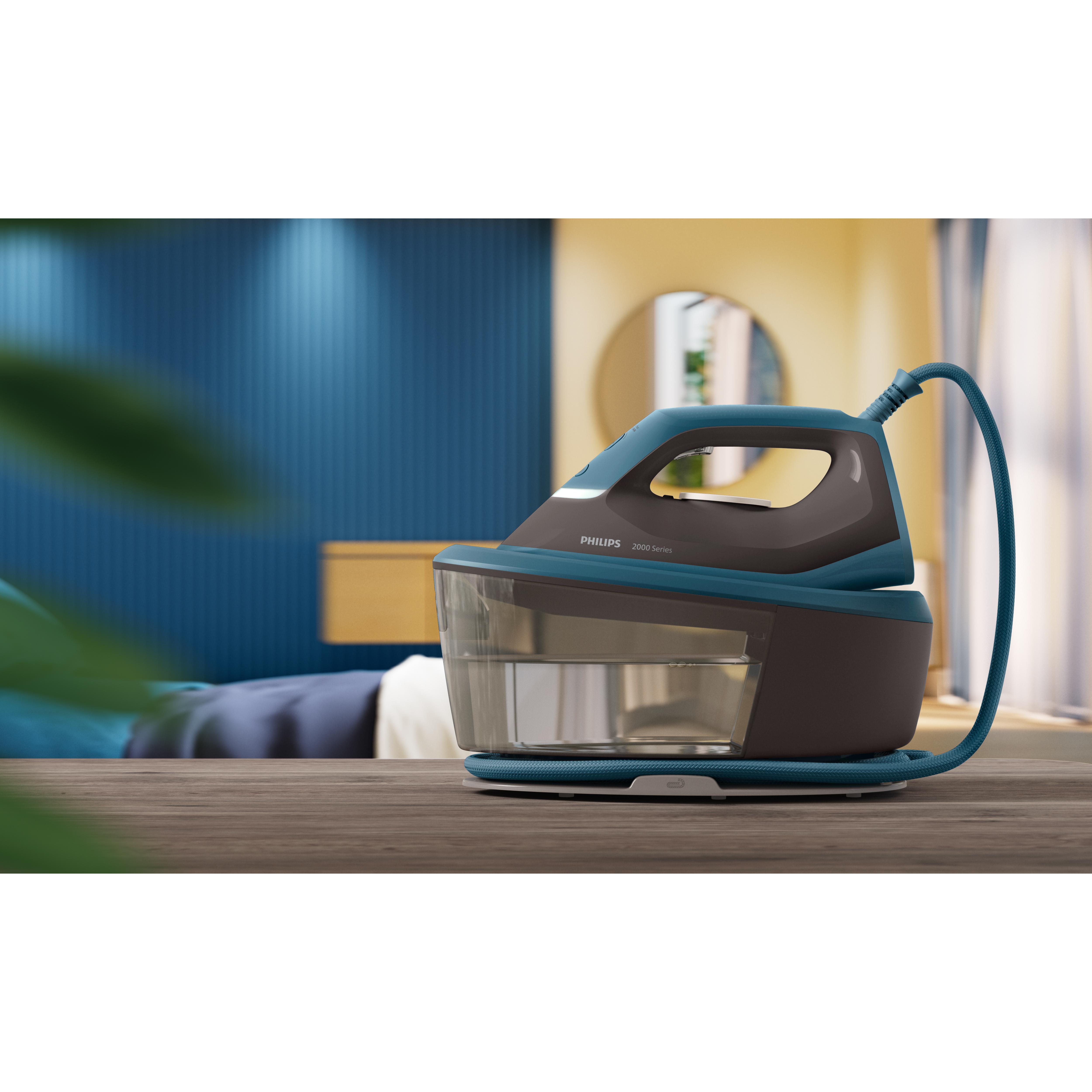 Voir la diapositive 5 : PHILIPS Centrale vapeur PSG2001/80 - Bleu