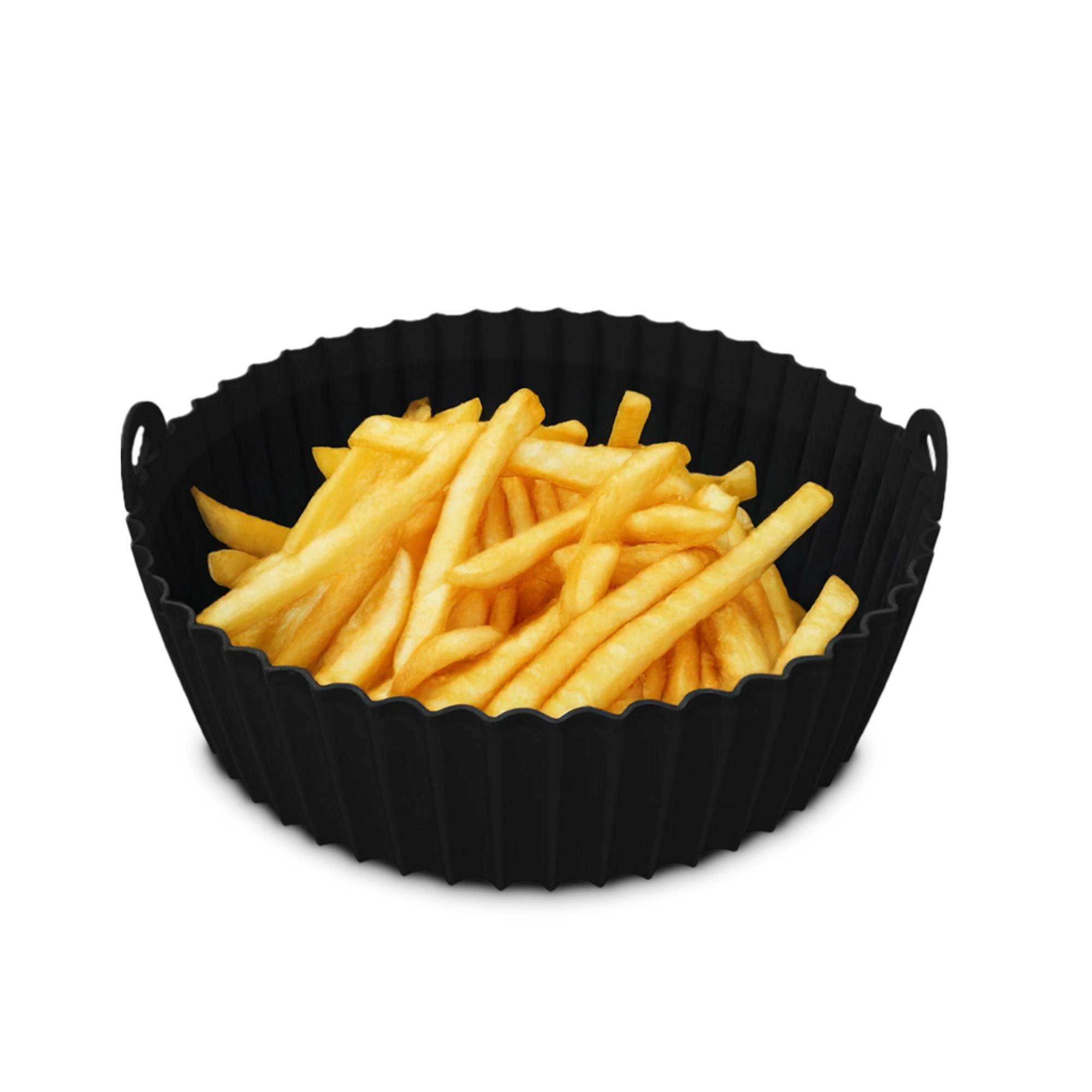 Voir la diapositive 2 : NUFRY Lot de 2 moules en silicone ronds SILIROUND2 - Noir
