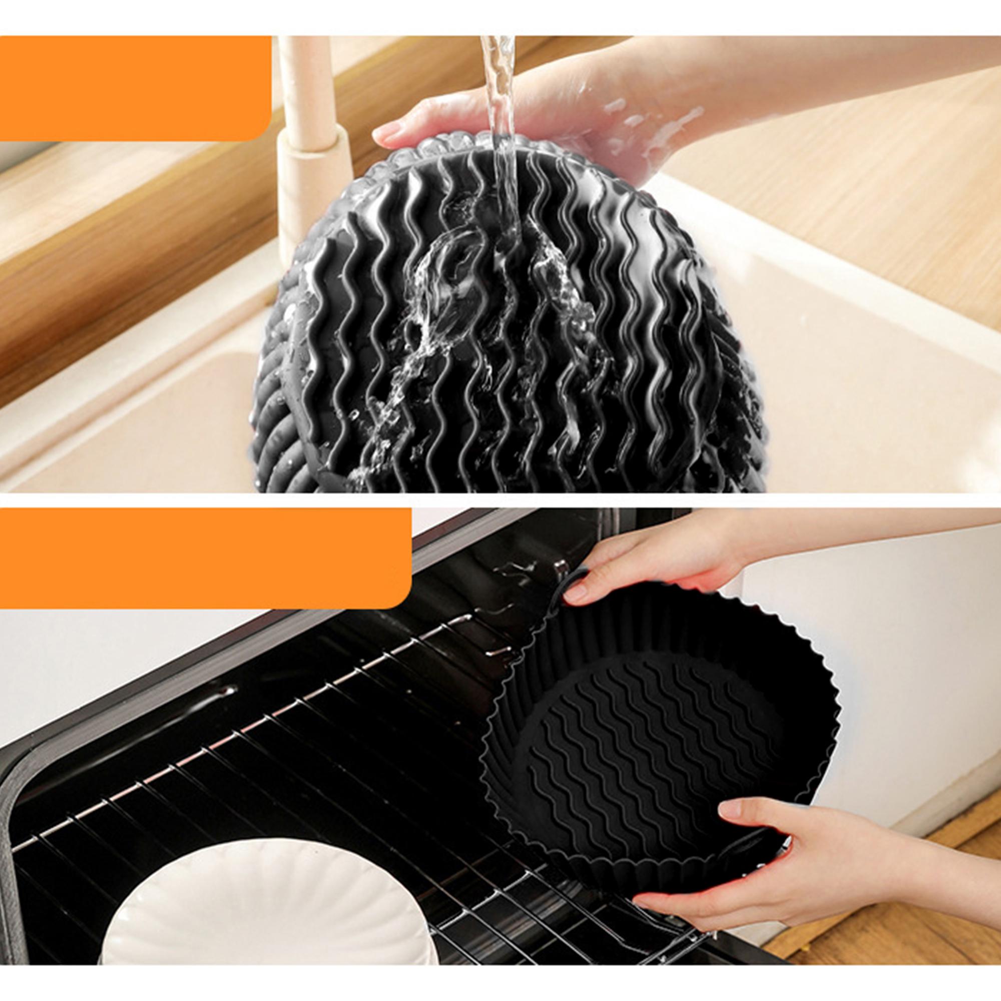 Voir la diapositive 4 : NUFRY Lot de 2 moules en silicone ronds SILIROUND2 - Noir