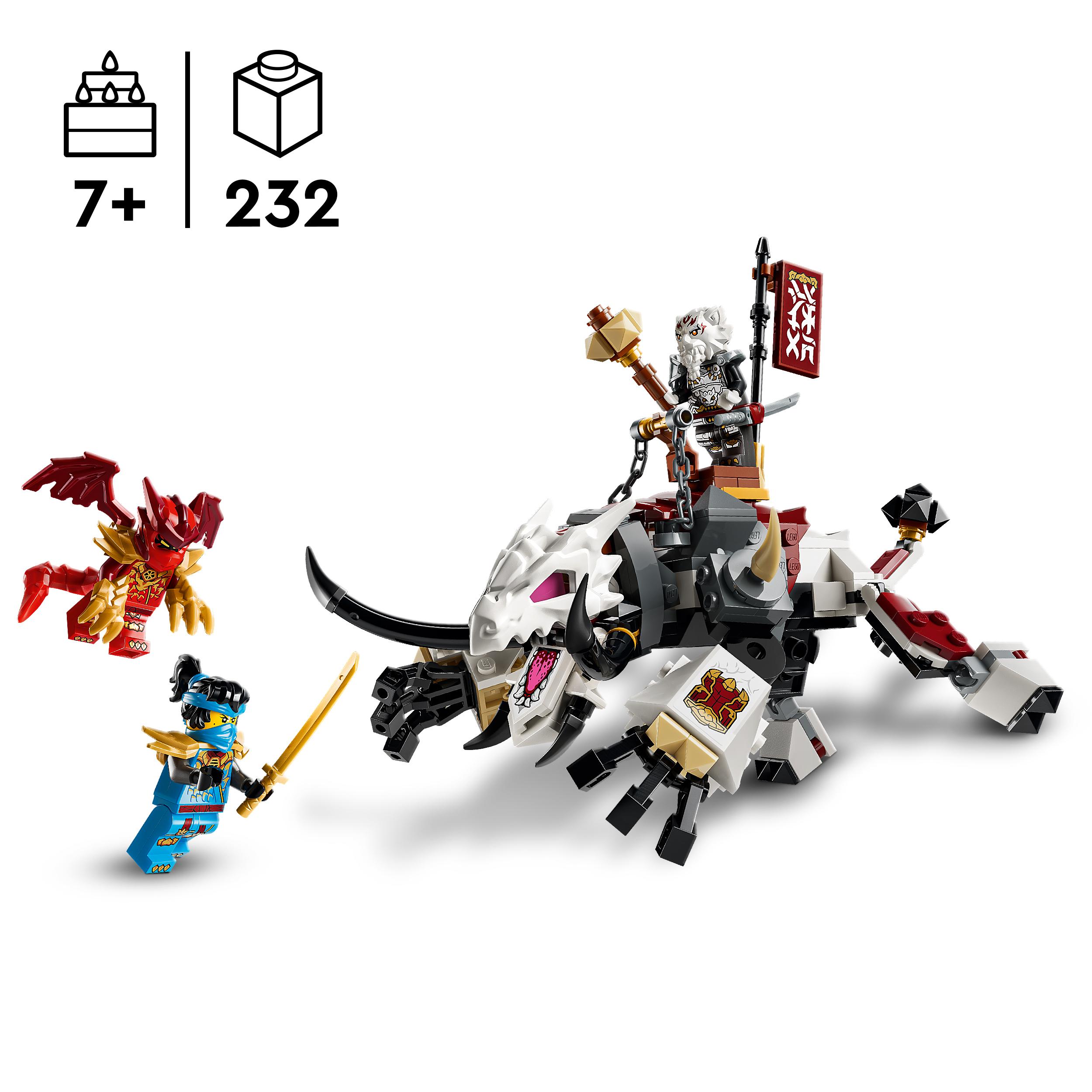Voir la diapositive 3 : LEGO LEGO NINJAGO 71863 Zilvar et Grimtak la Bête Draconique - Jouet Ninja dès 7 ans - Cadeau