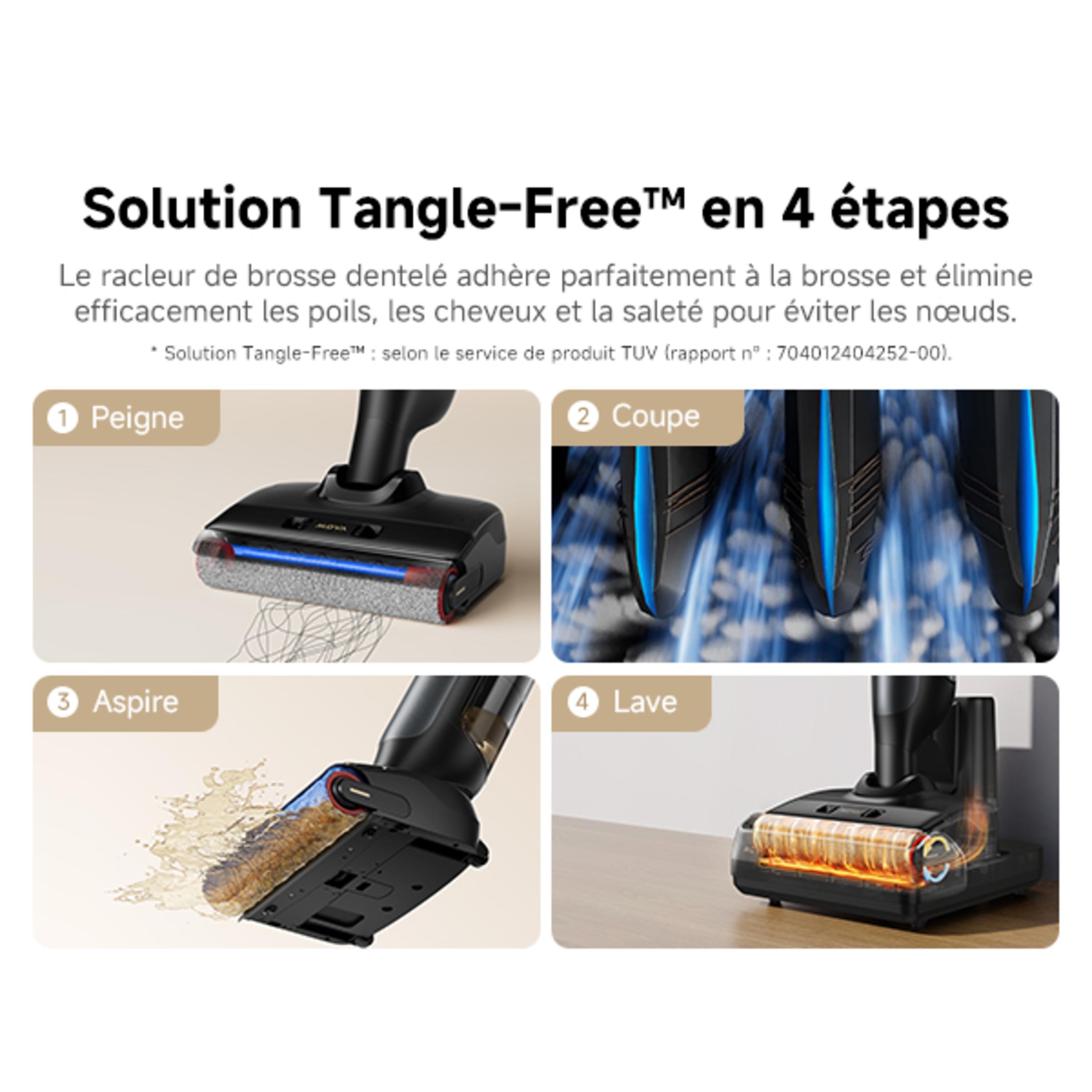 Voir la diapositive 10 : MOVA Aspirateur balai laveur M10 - Gris