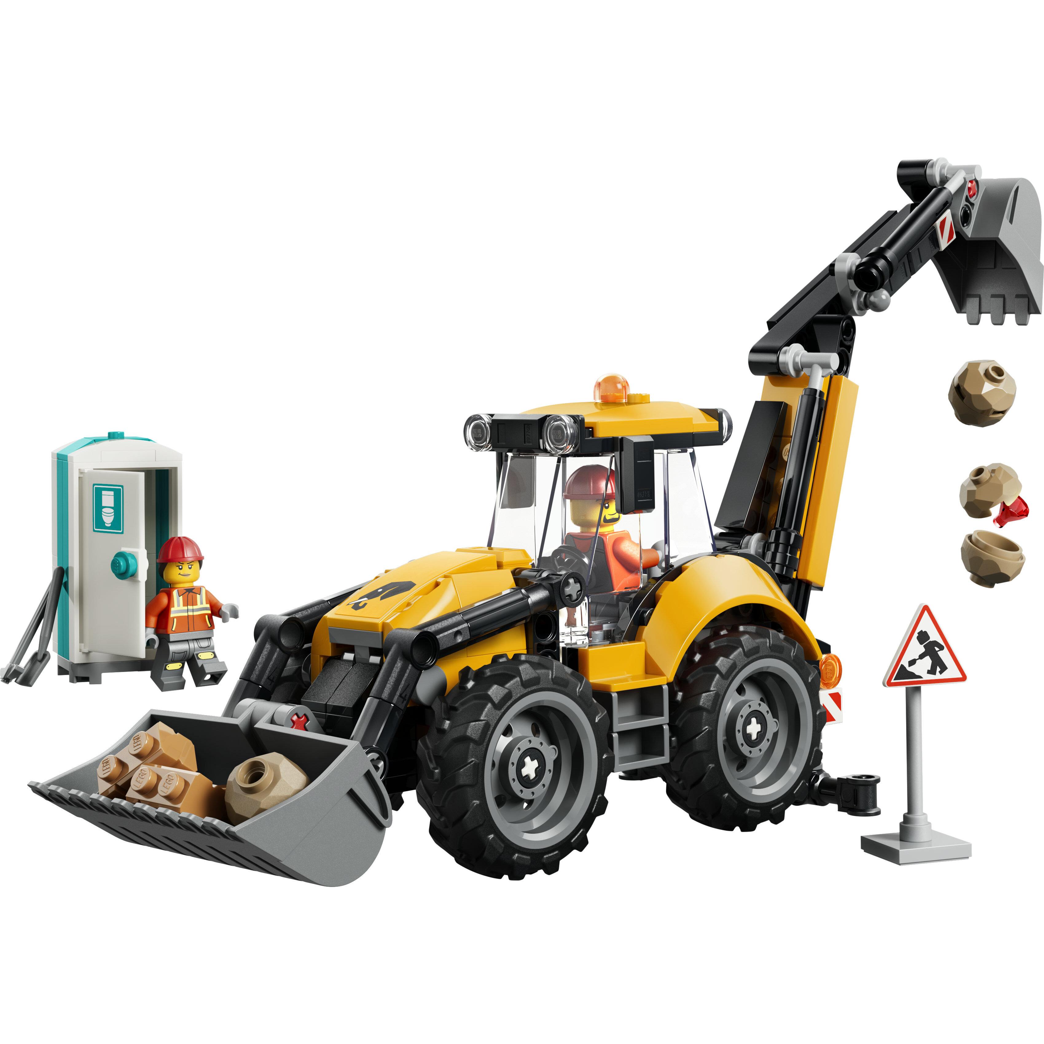 Voir la diapositive 2 : LEGO LEGO City 60480 Le Tractopelle Jaune - Camion Jouet Garçon ou Fille dès 7 ans - Cadeau