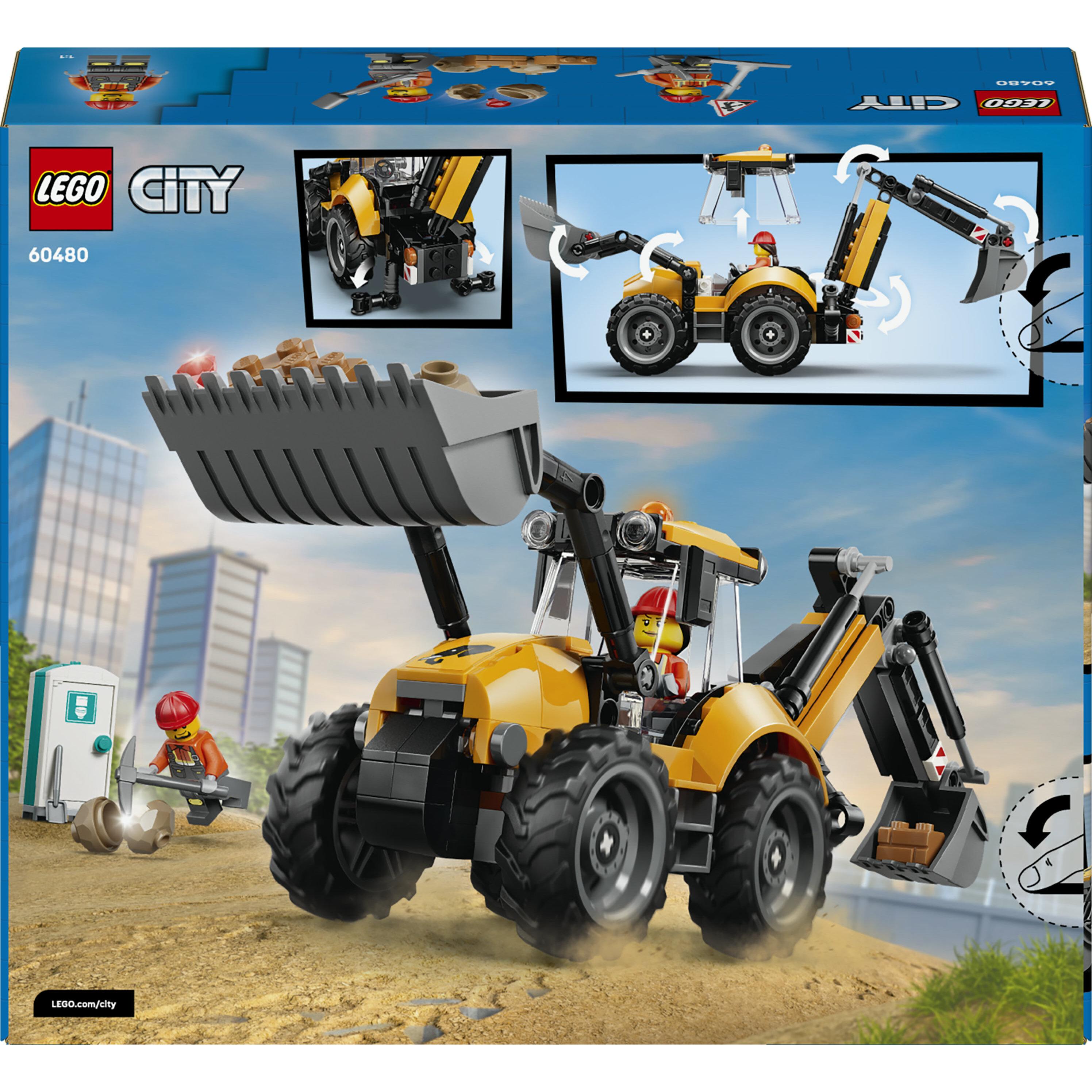 Voir la diapositive 7 : LEGO LEGO City 60480 Le Tractopelle Jaune - Camion Jouet Garçon ou Fille dès 7 ans - Cadeau